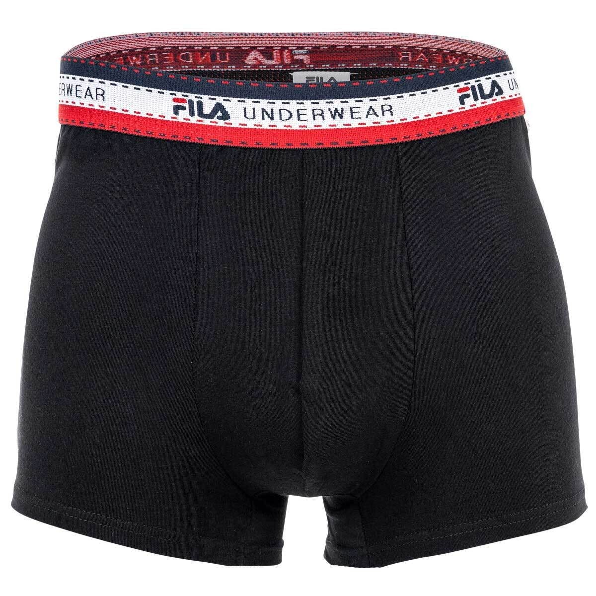 Boxer 4er Boxer Shorts, Pack - Schwarz Logobund, Cotton Fila Herren