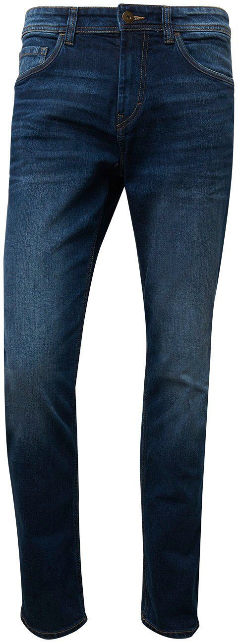 TAILOR washed denim 5-Pocket-Jeans mit Mid Reißverschluss stone Josh TOM