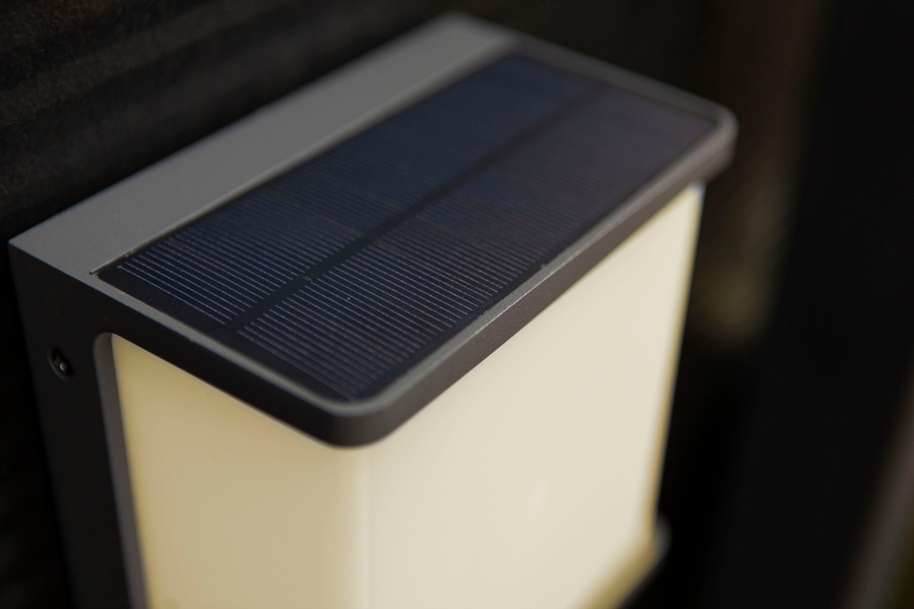 LUTEC LED Solarleuchte DOBLO, fest integriert LED