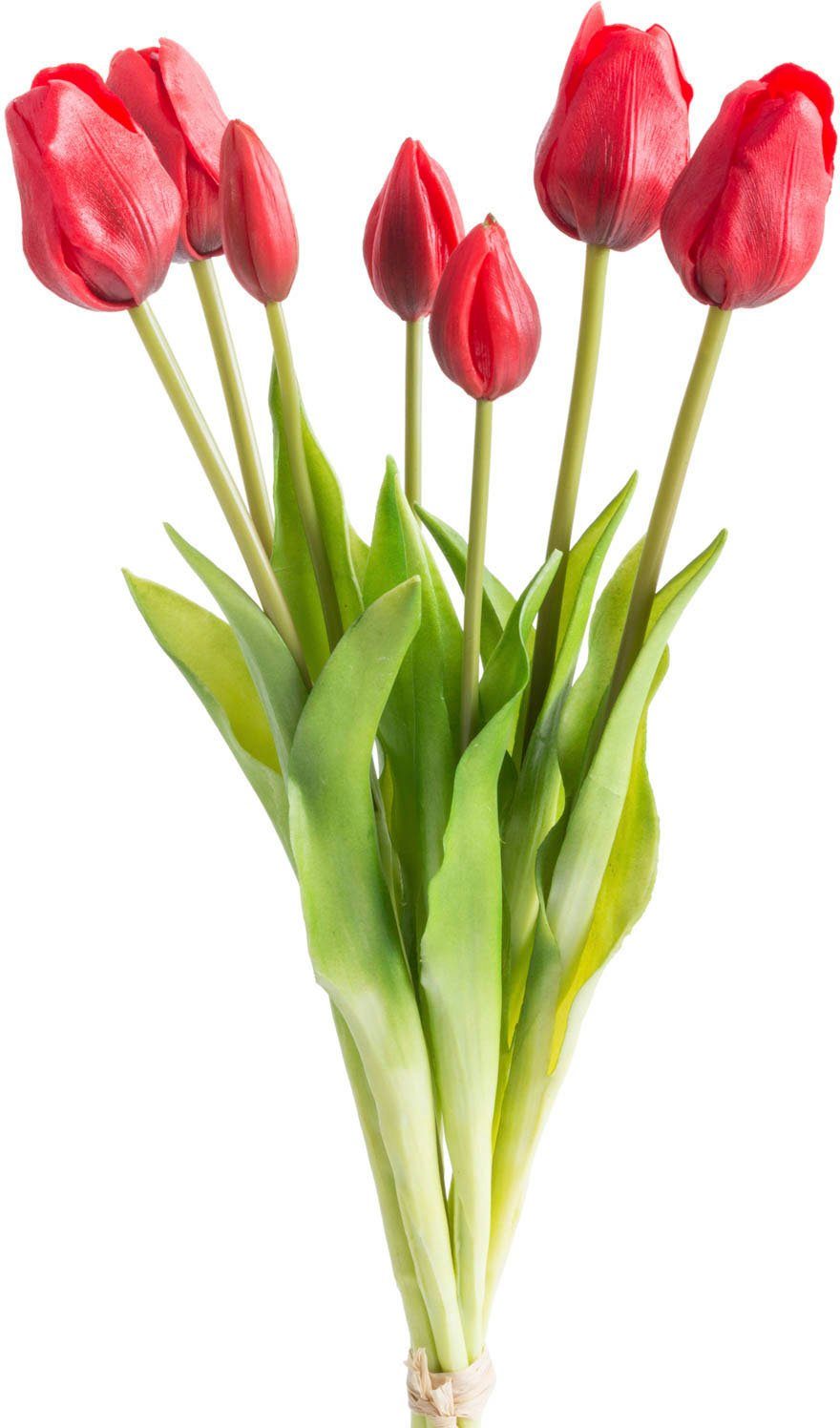 Kunstblume Tulpenbündel Tulpe, Kommode Schreibtisch die Hingucker für Fensterbank, den 47 oder Botanic-Haus, Individueller cm, Höhe