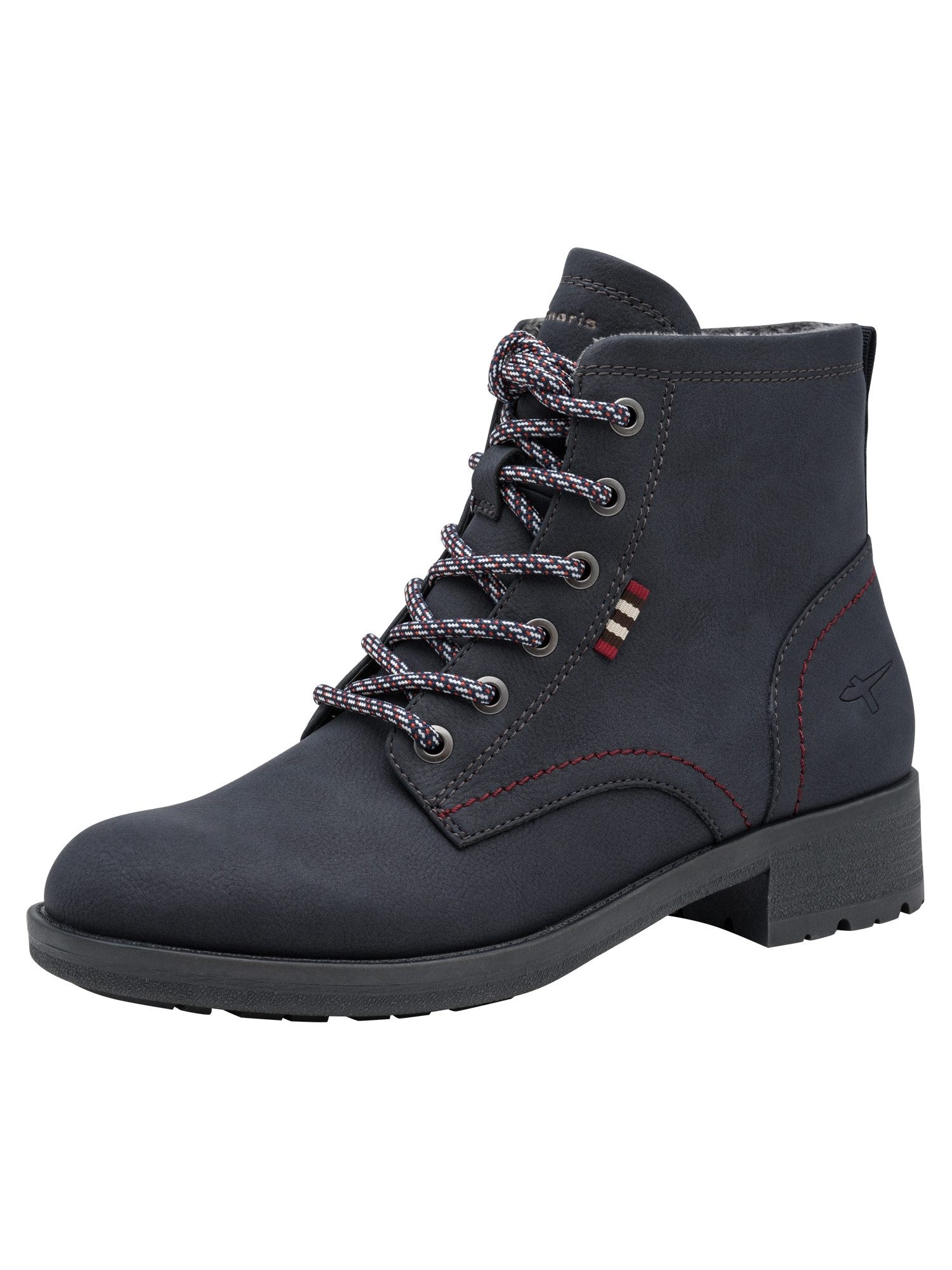 Tamaris TOUCH-IT mit Blockabsatz Blockabsatz 1-25111-47 Schnürstiefelette TOUCH-IT