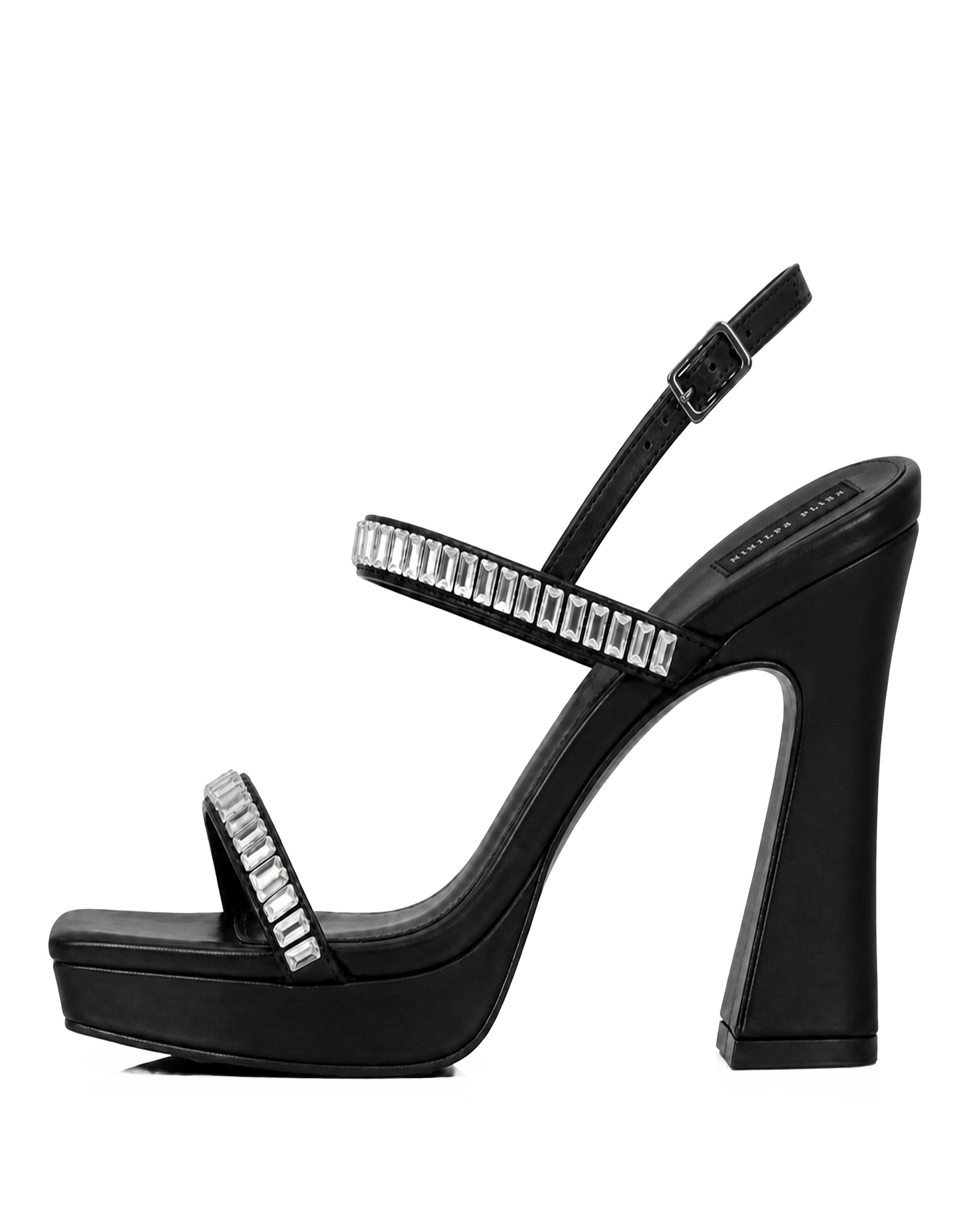 PHILIPP PLEIN Mit Schmucksteinen High-Heel-Sandalette – Bild 4 von 5