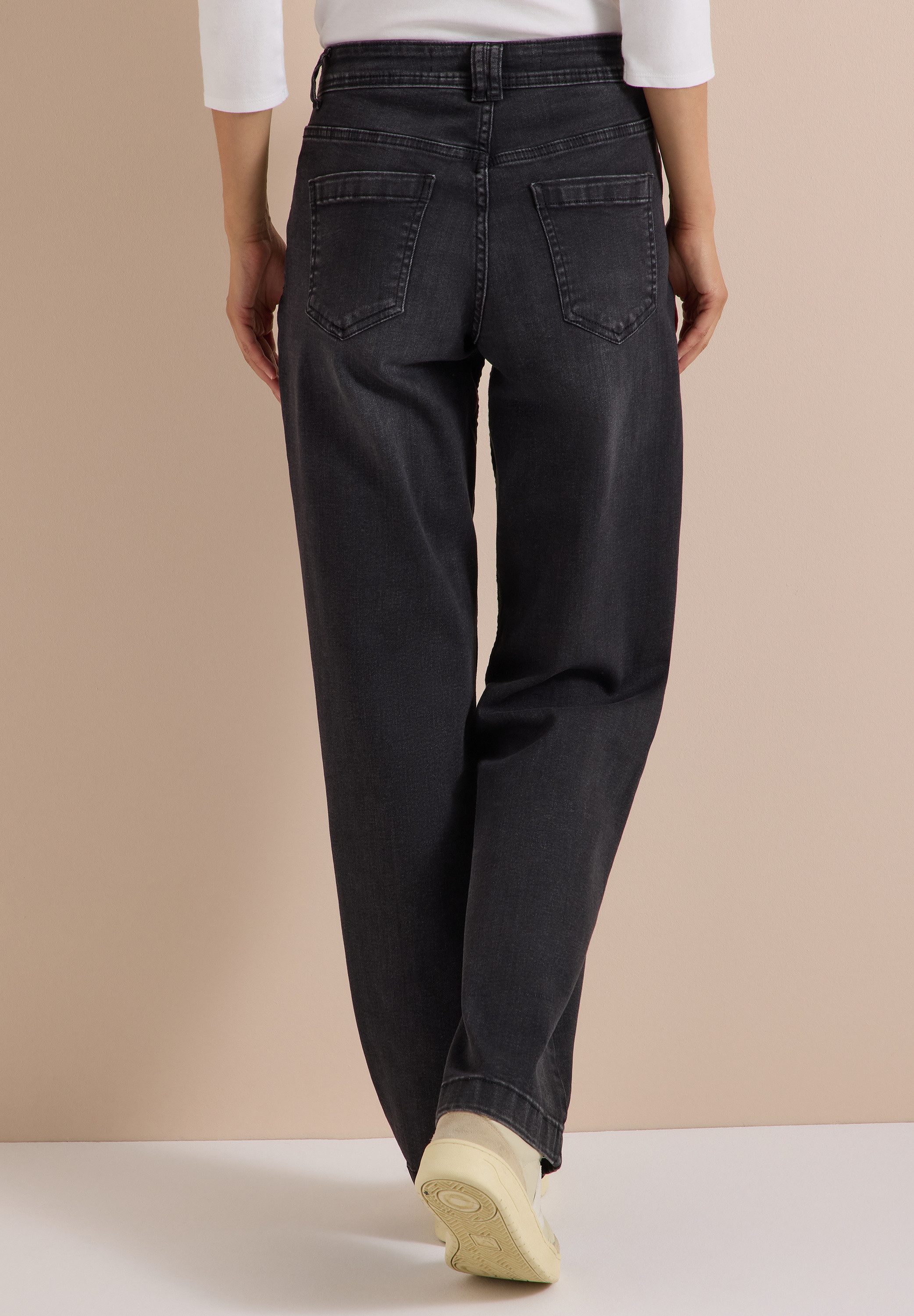 CECIL Loose-fit-Jeans mit Wide Legs