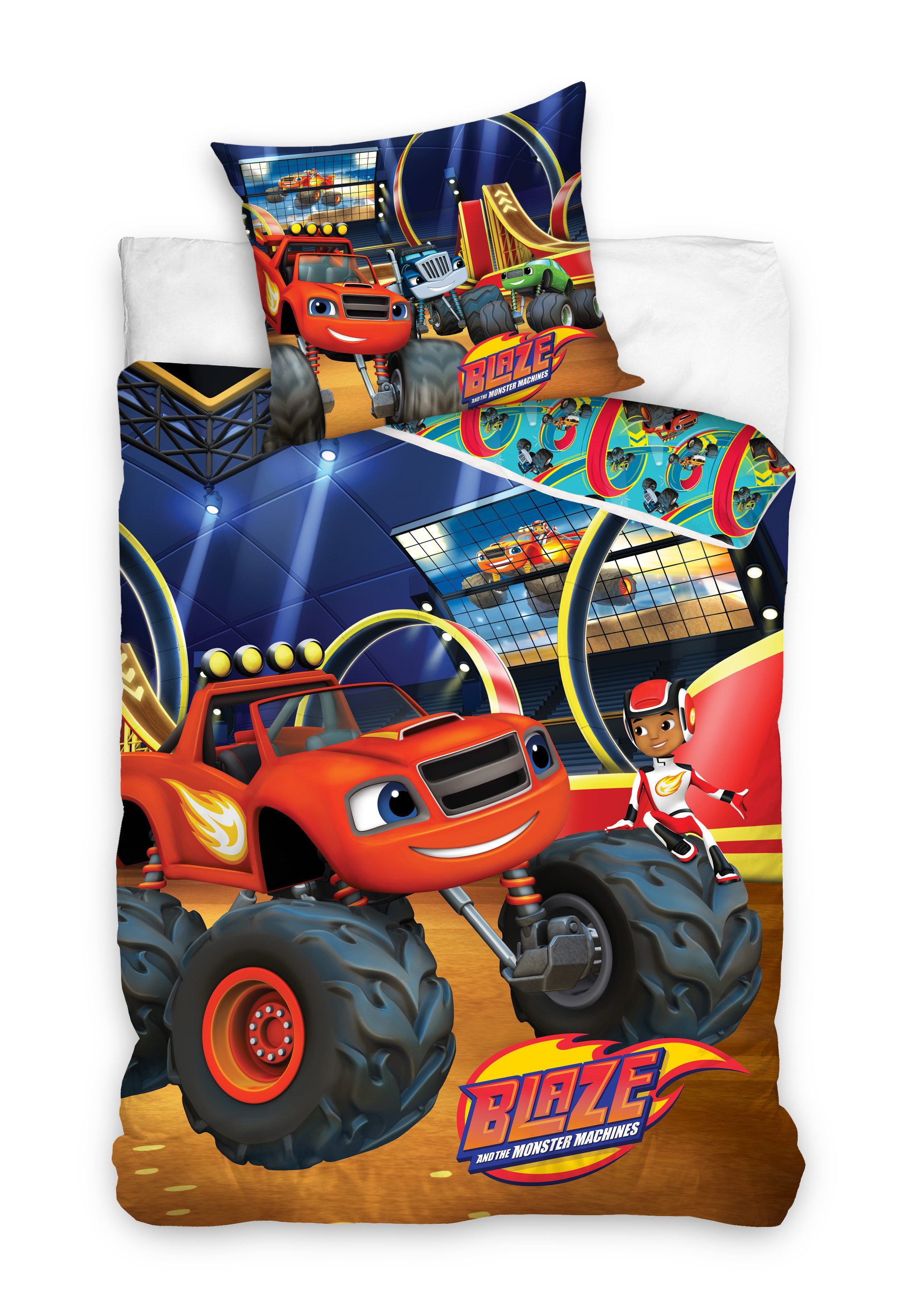 Carbotex Babybettwäsche Blaze and the Monster Machines Babybettwäsche 100 x 135 cm