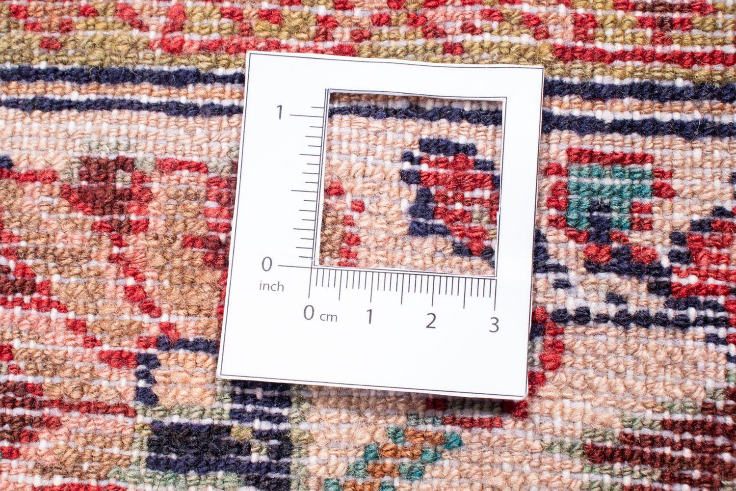 Perser Orientteppich - - Wohnzimmer, x Einzelstück Höhe: 288 Nomadic rechteckig, Handgeknüpft, cm mm, 10 rot, mit - Zertifikat 110 morgenland,