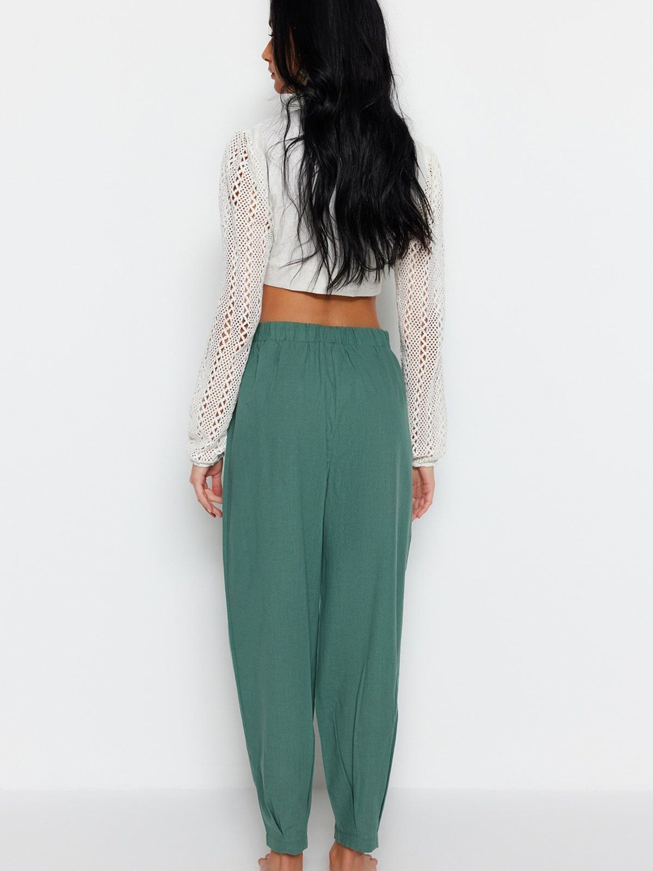 Trendyol 7/8-Hose (1-tlg) Drapiert/gerafft