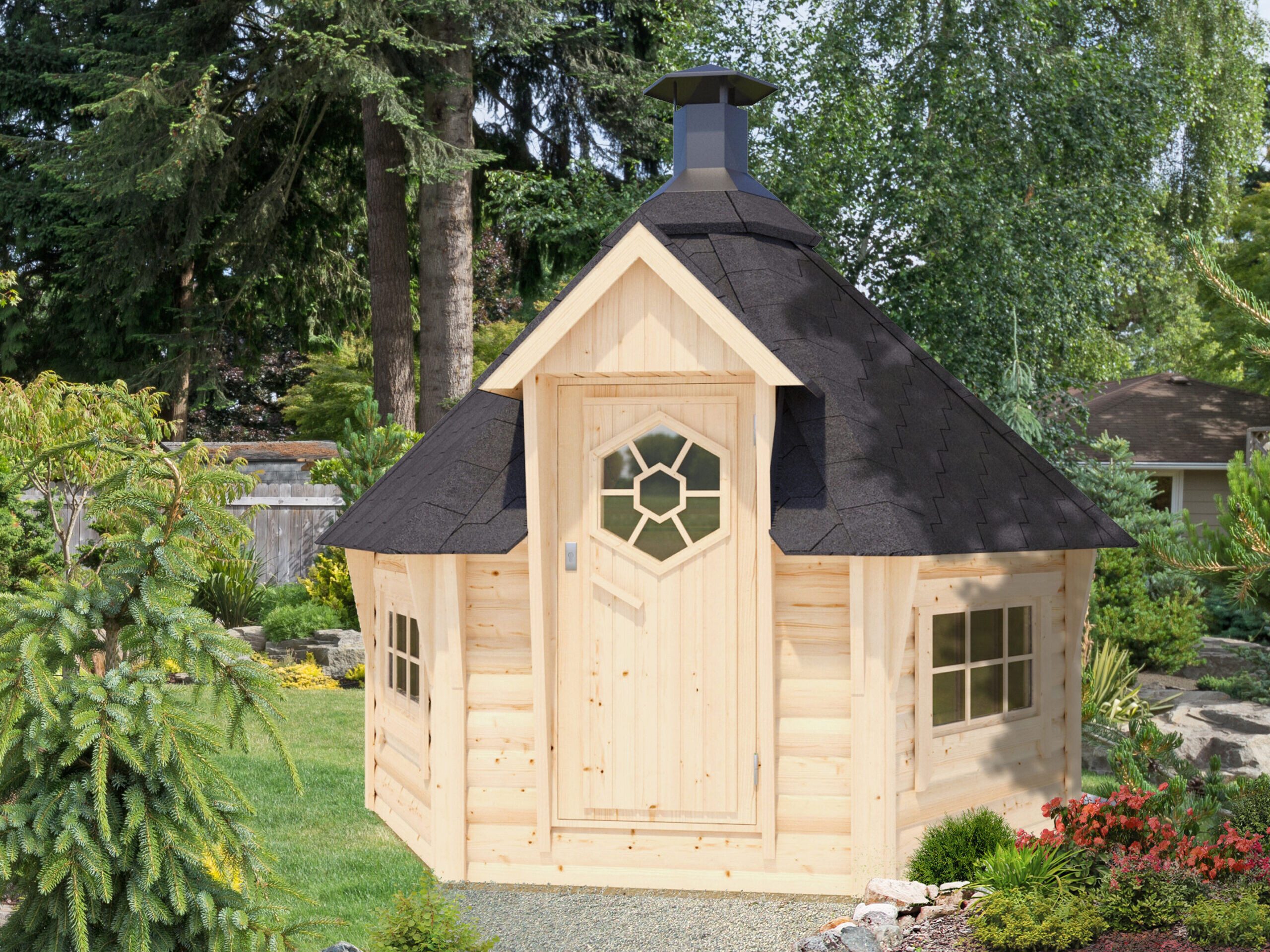 Fjordholz Grillkota Nils 6m²