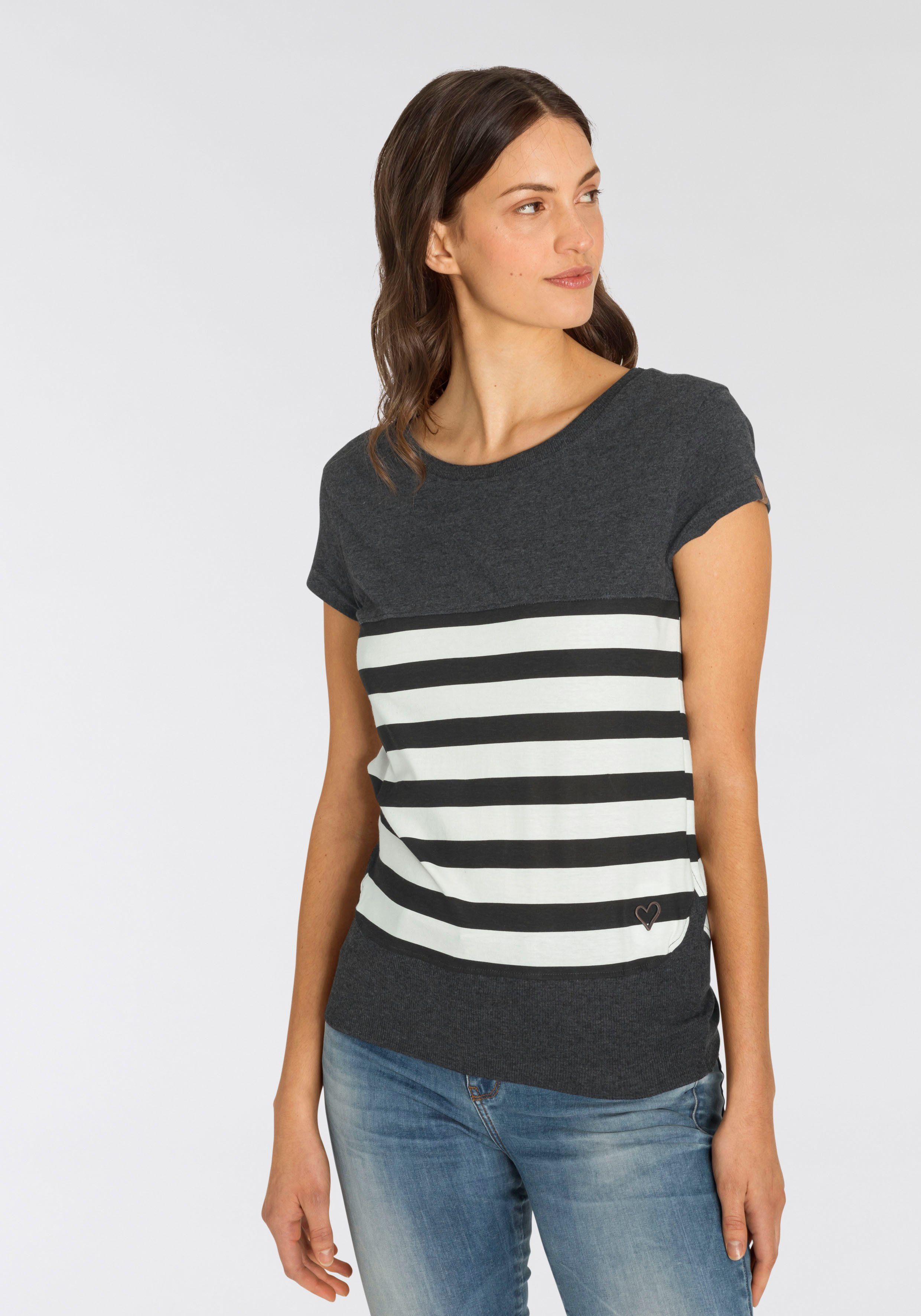 Alife & Kickin T-Shirt »CoraAK S« modisches Kurzarm-Shirt mit Streifen  online kaufen | OTTO