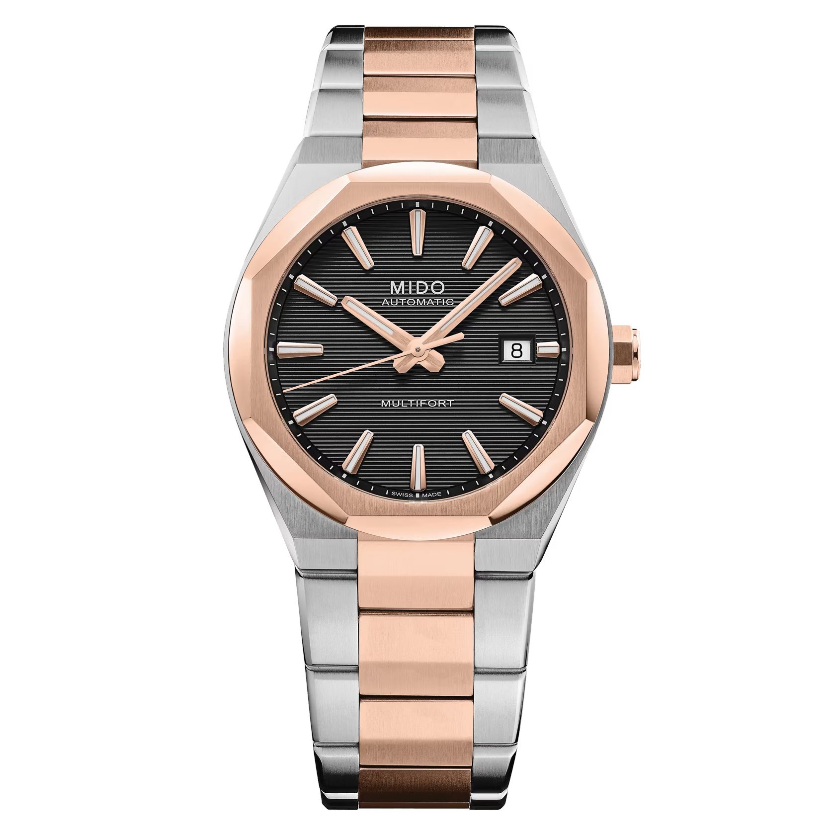 Mido Schweizer Uhr Herrenuhr Automatik MIDO Multifort 8 One Crown