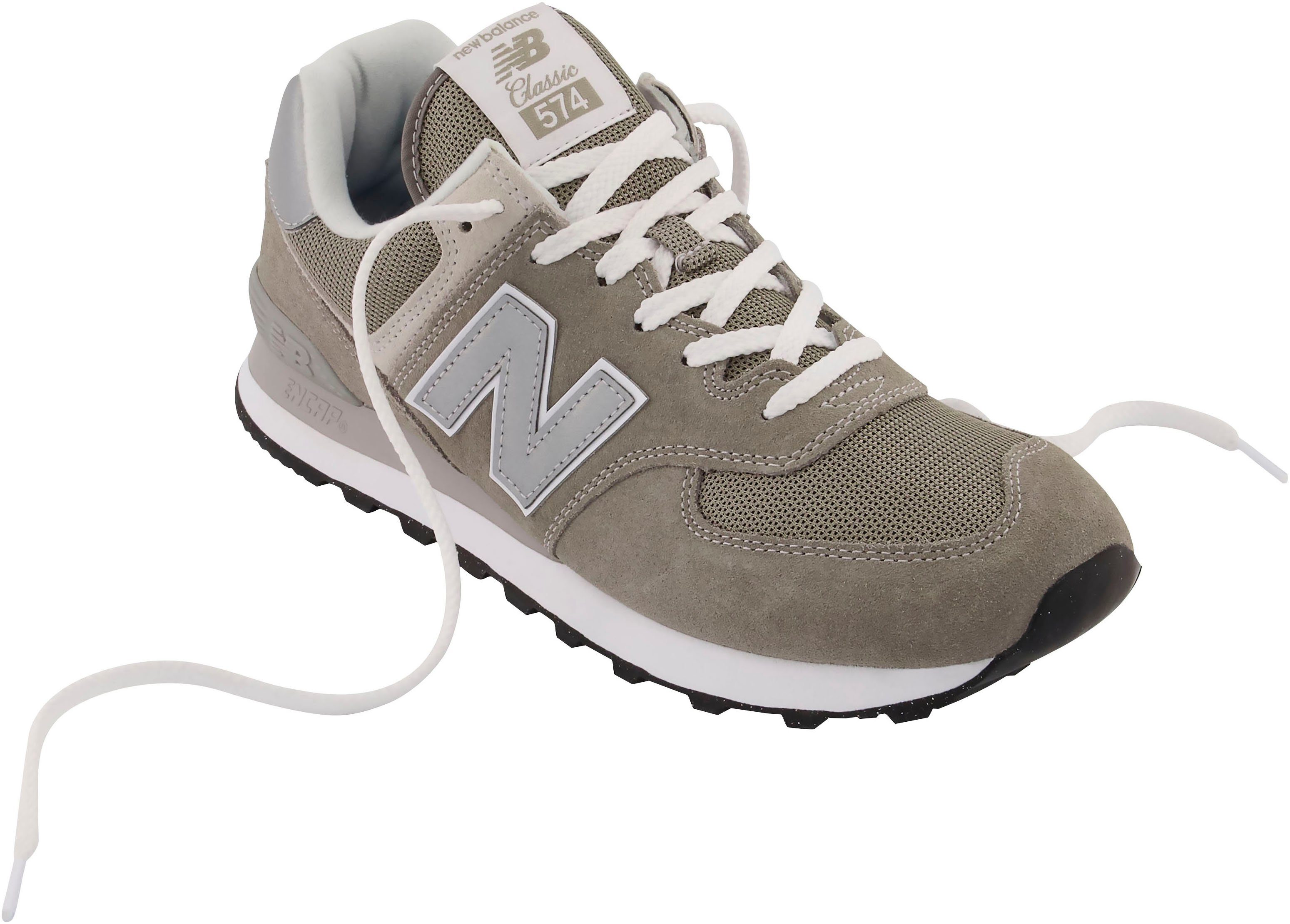 WL574 New Balance dunkelgrau-grau-weiß Core Sneaker