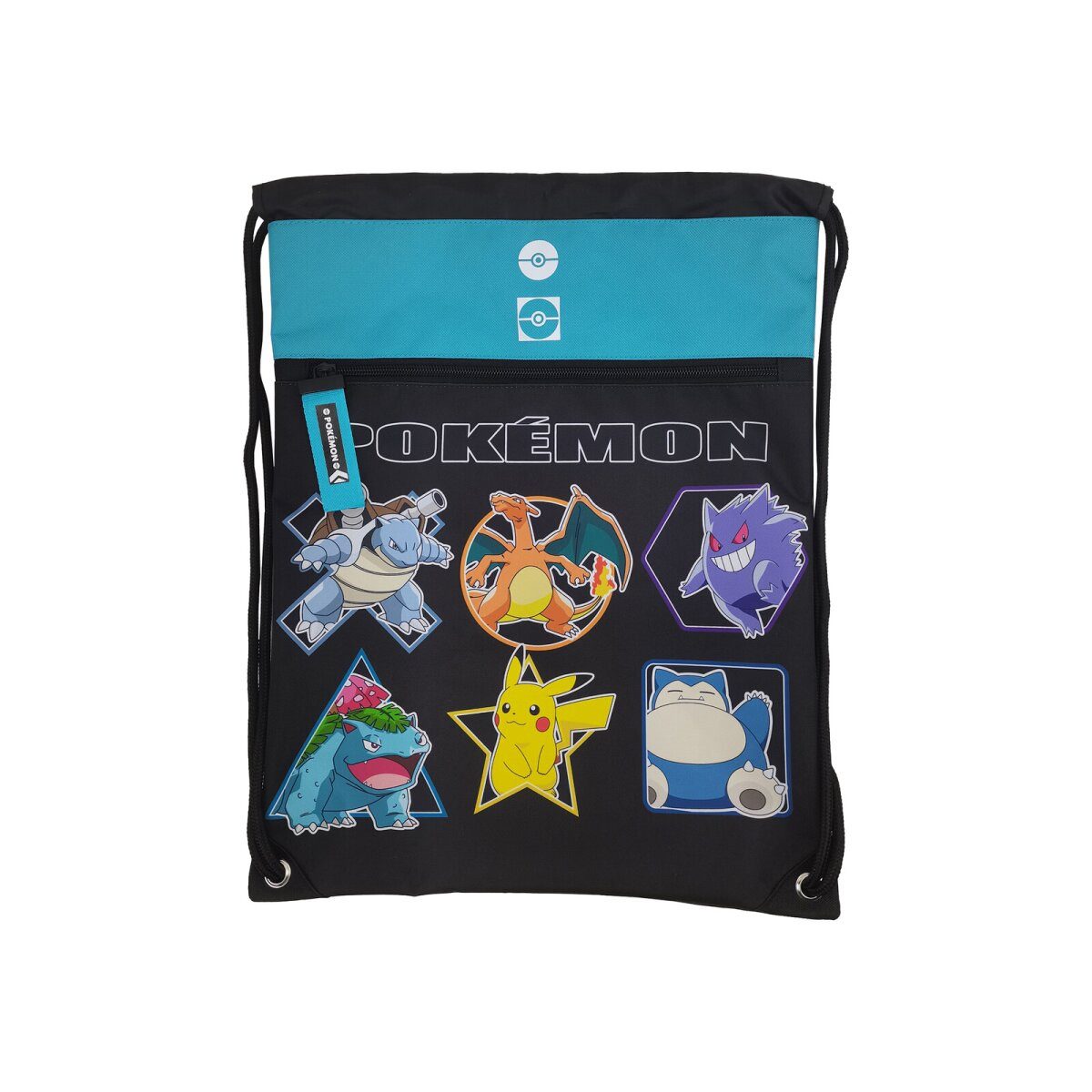 POKÉMON Turnbeutel Pokémon Turnbeutel 43x34x1cm Sportbeutel Kinder mit Kordelzug (1-tlg)