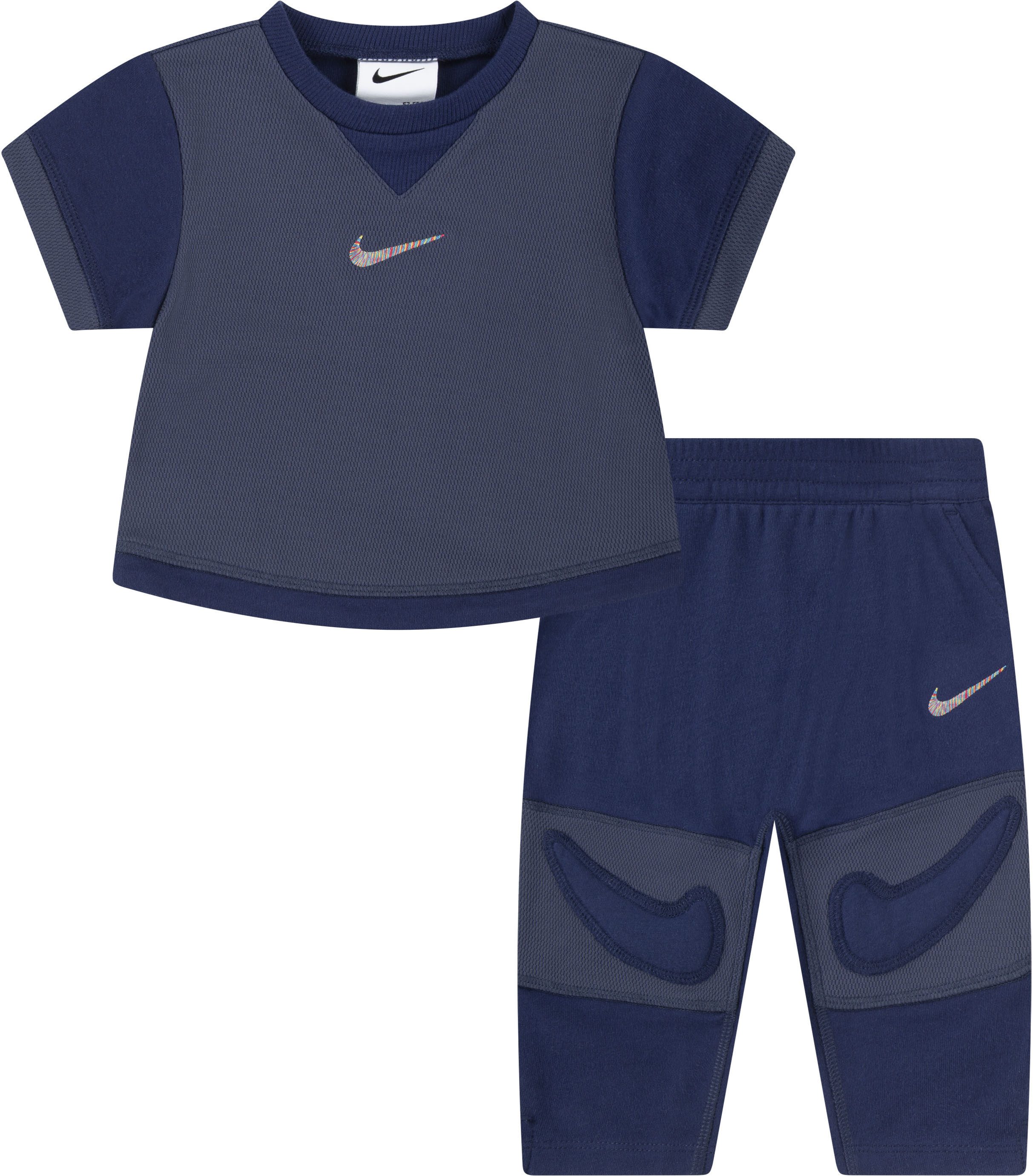 Nike Sportswear Shirt & Hose NKN READYSET TEE JOGGER SET (2-tlg) 2-teiliges Set aus Shirt und Hose, für Kinder geeignet