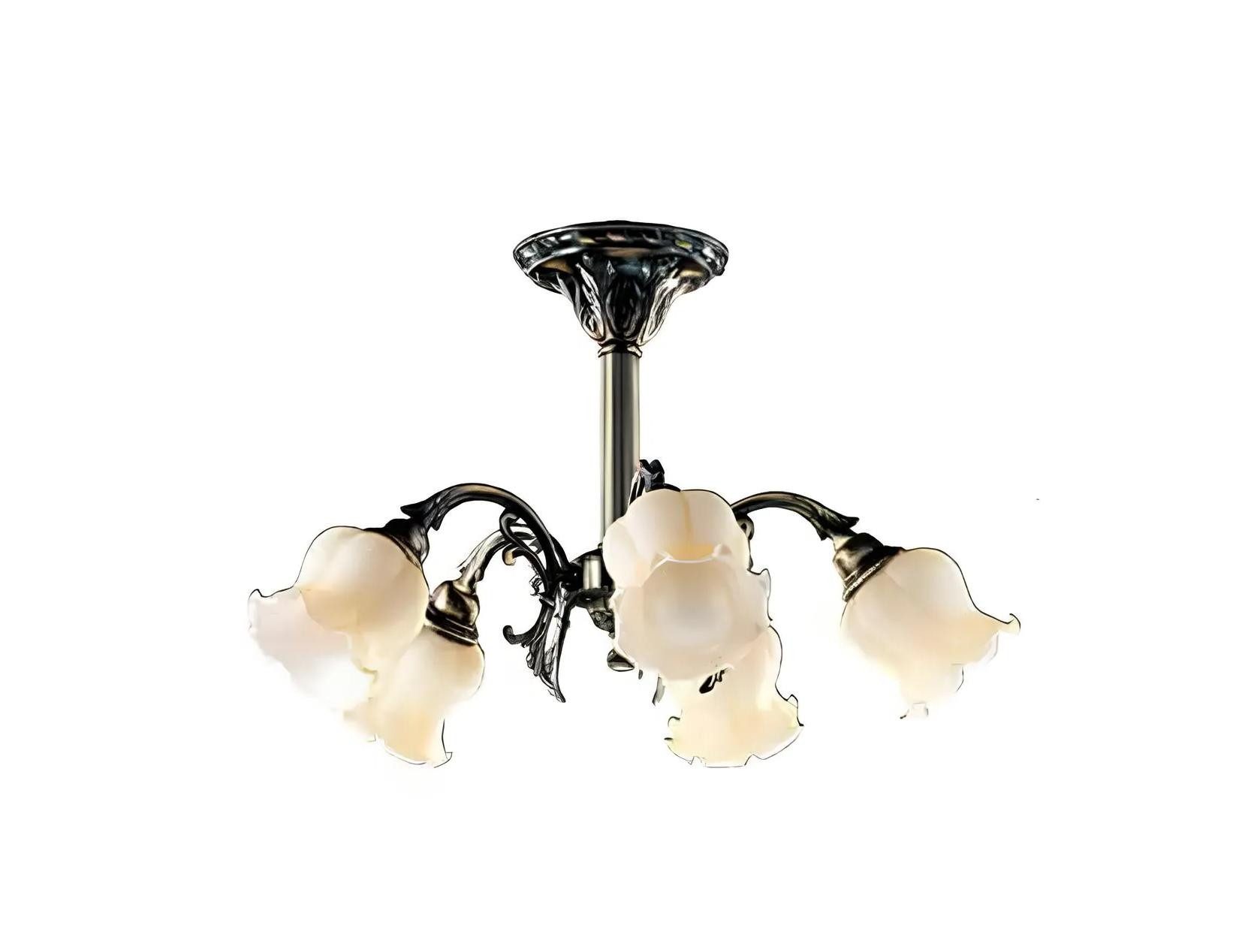 Xlmoebel Kronleuchter Zeitgenössischer Lüster Deckenleuchte Glas Beige Lampen Design, Keine Funktionen, ohne Leuchtmittel, Hergestellt in Europa