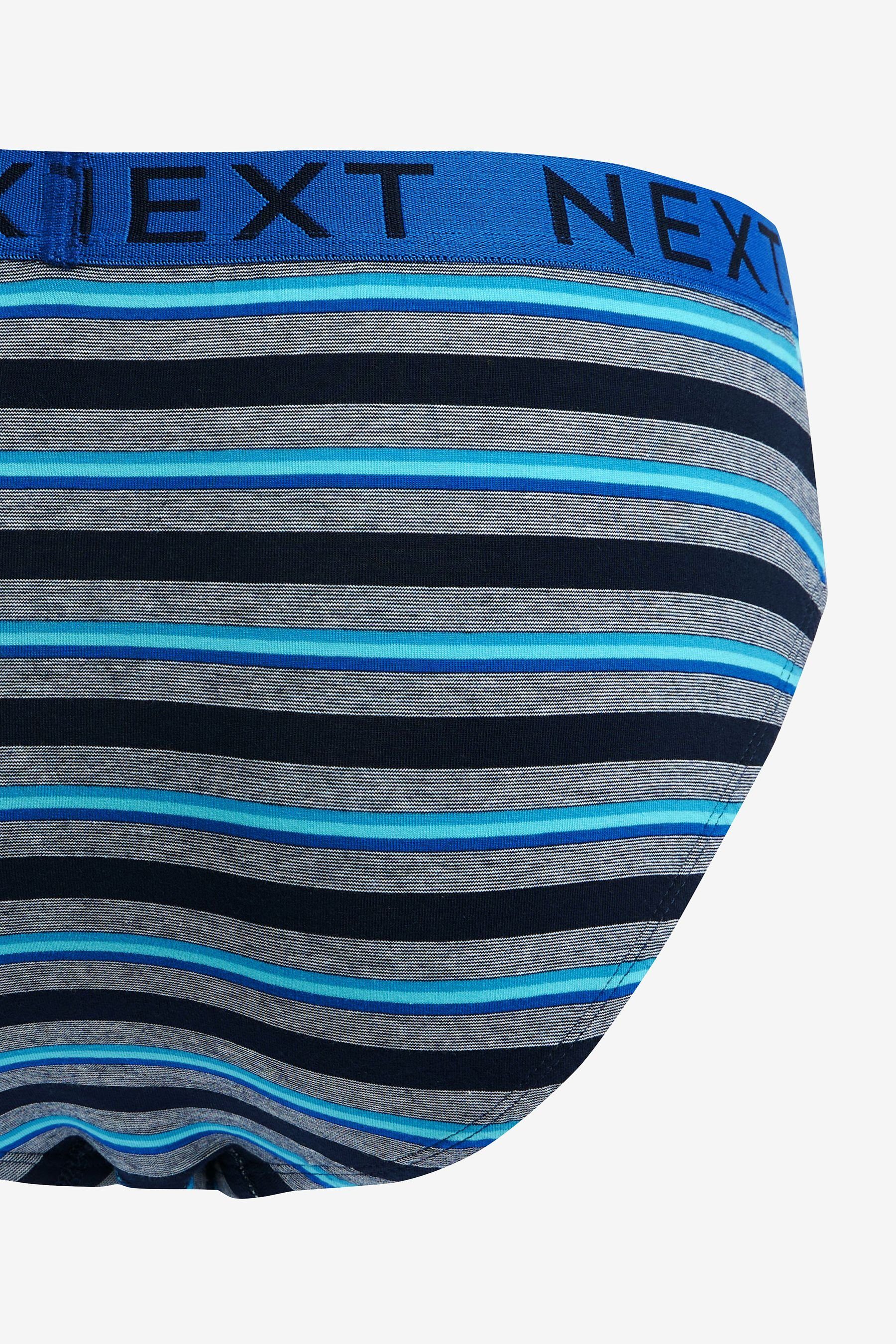 Next Slip Grey (4-St) im Unterhosen Bright 4er-Pack Stripe