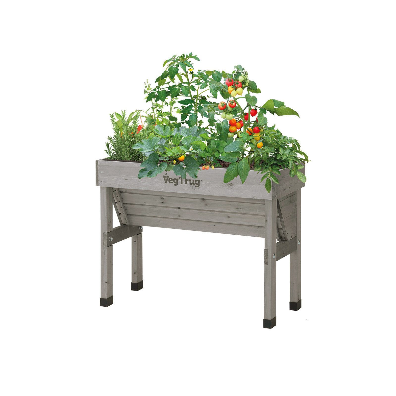 VegTrug Hochbeet VegTrug® Wall Hugger - platzsparende Form, professionelles Gärtnern auf Balkon und Terrasse - ergonomische Form