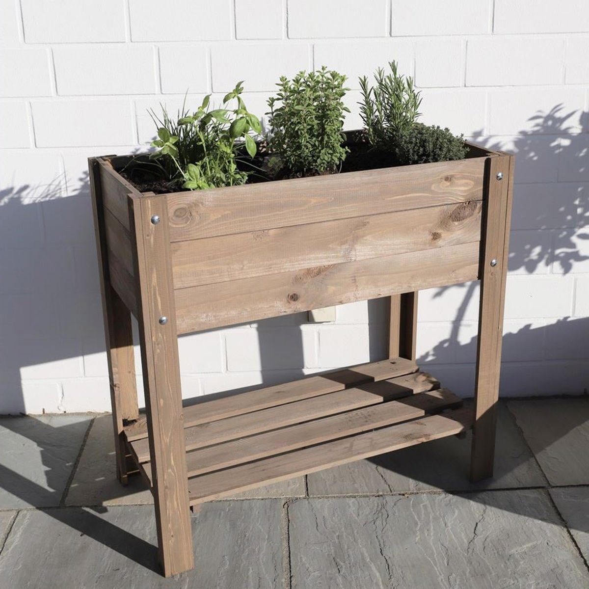 dynamic24 Hochbeet, Holz Pflanzkasten Garten Pflanzbeet günstig online kaufen