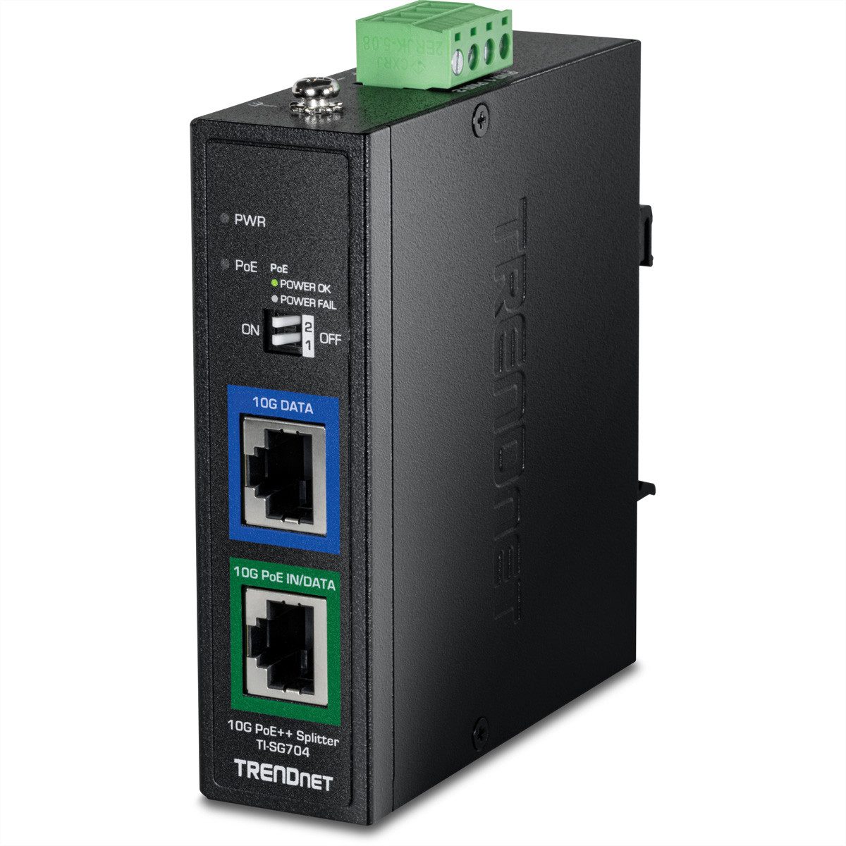 Trendnet TI-SG704 10G PoE++ Splitter Industrial Netzwerk-Switch