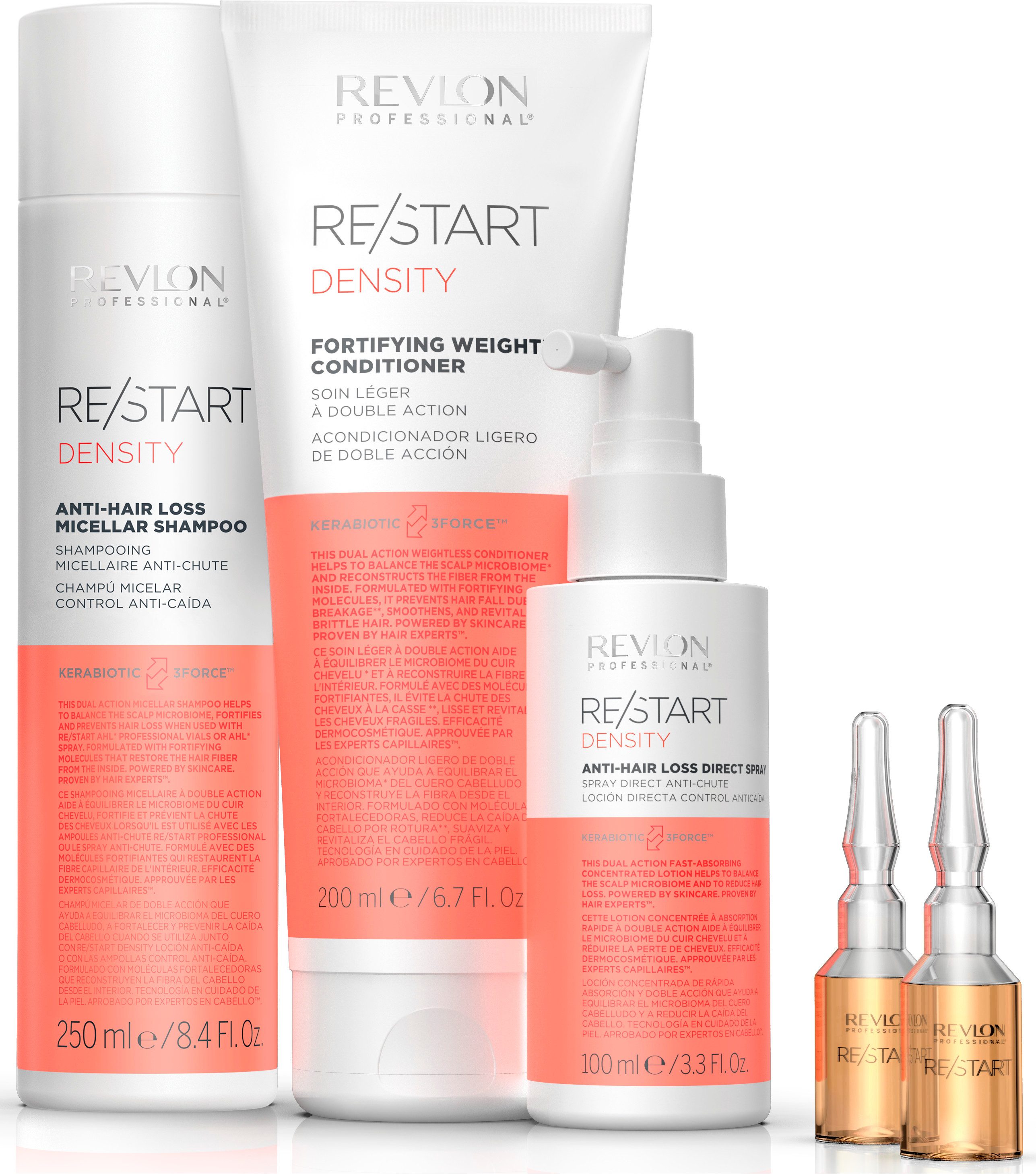 REVLON PROFESSIONAL Haarserum RE/START DENSTIY ANTI-HAIR LOSS DIRECT SPRAY, Vermeidet Haarausfall durch Haarbruch von schwachem, feinen Haar.