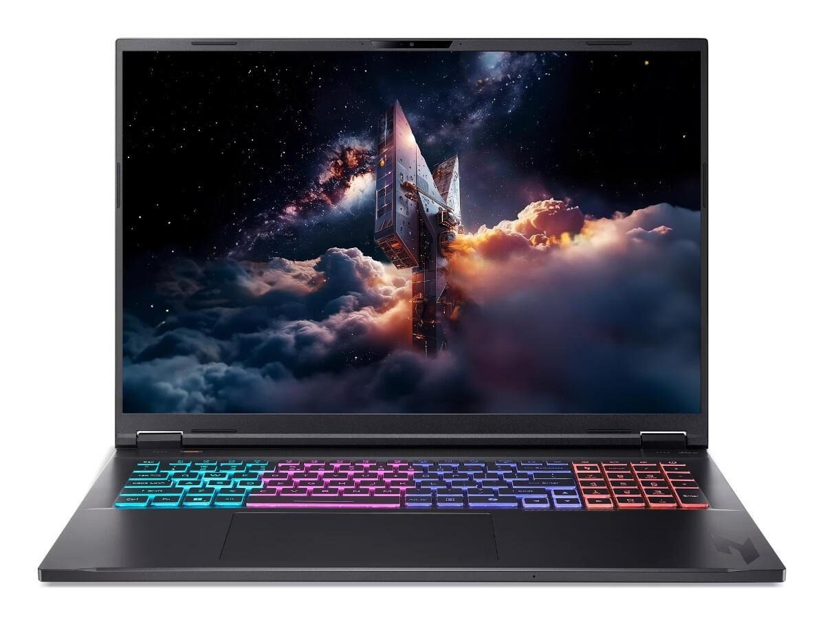 Acer Nitro 18 Gaming Laptop Ryzen AI 9 RTX 5060 32GB 1TB SSD Windows 11 Gaming-Notebook (45,7 cm/18 Zoll, AMD Ryzen AI 9 365, GeForce RTX 5060, 32 GB, 1000 GB SSD, Full HD Webcam, 2x USB-C, 3x USB-A, 1x HDMI, 1x Ethernet, Wi-Fi 6E)
