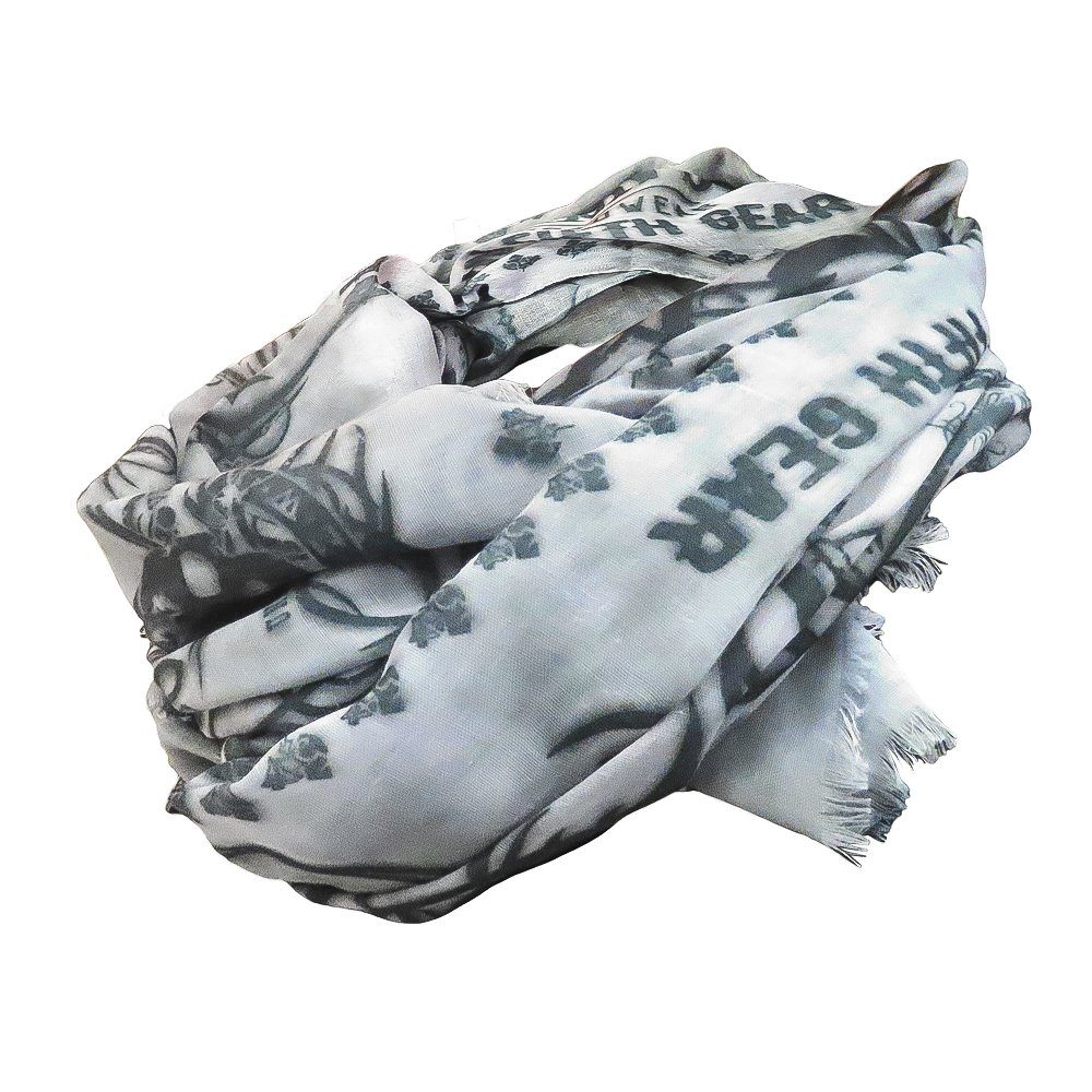 JACK'S INN 54 Schal Longhorn Tuch blau