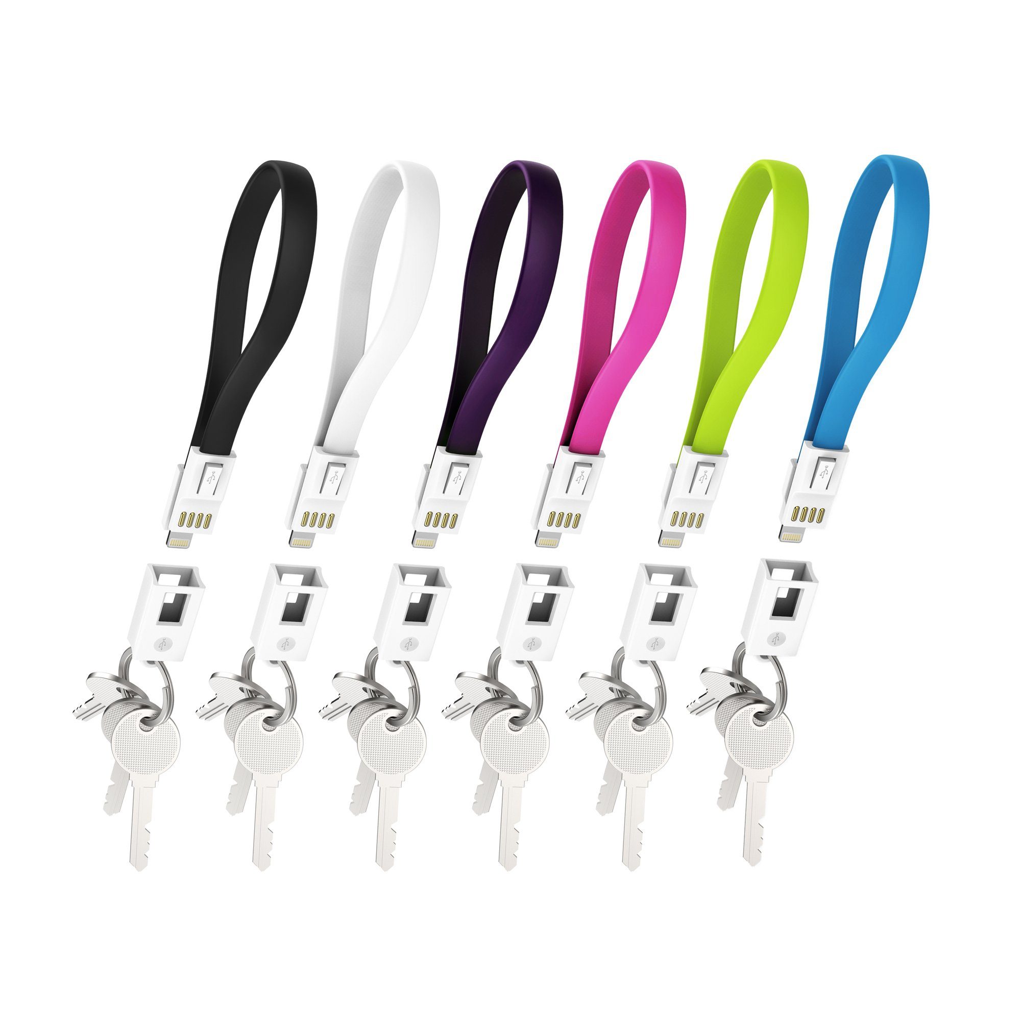 XLAYER Kabel Colour Line Key Cable Lightning 0.2m Smartphone-Kabel, Lightning, Lightning (20.00 cm)