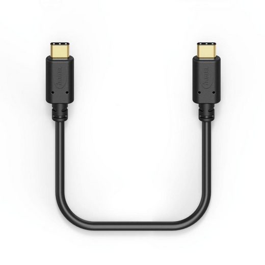 Hama »Lade-/Datenkabel, USB Type-C - USB Type-C, 1,5 m, Schwarz USB-Kabel« USB-Kabel, USB-C, (150 cm)