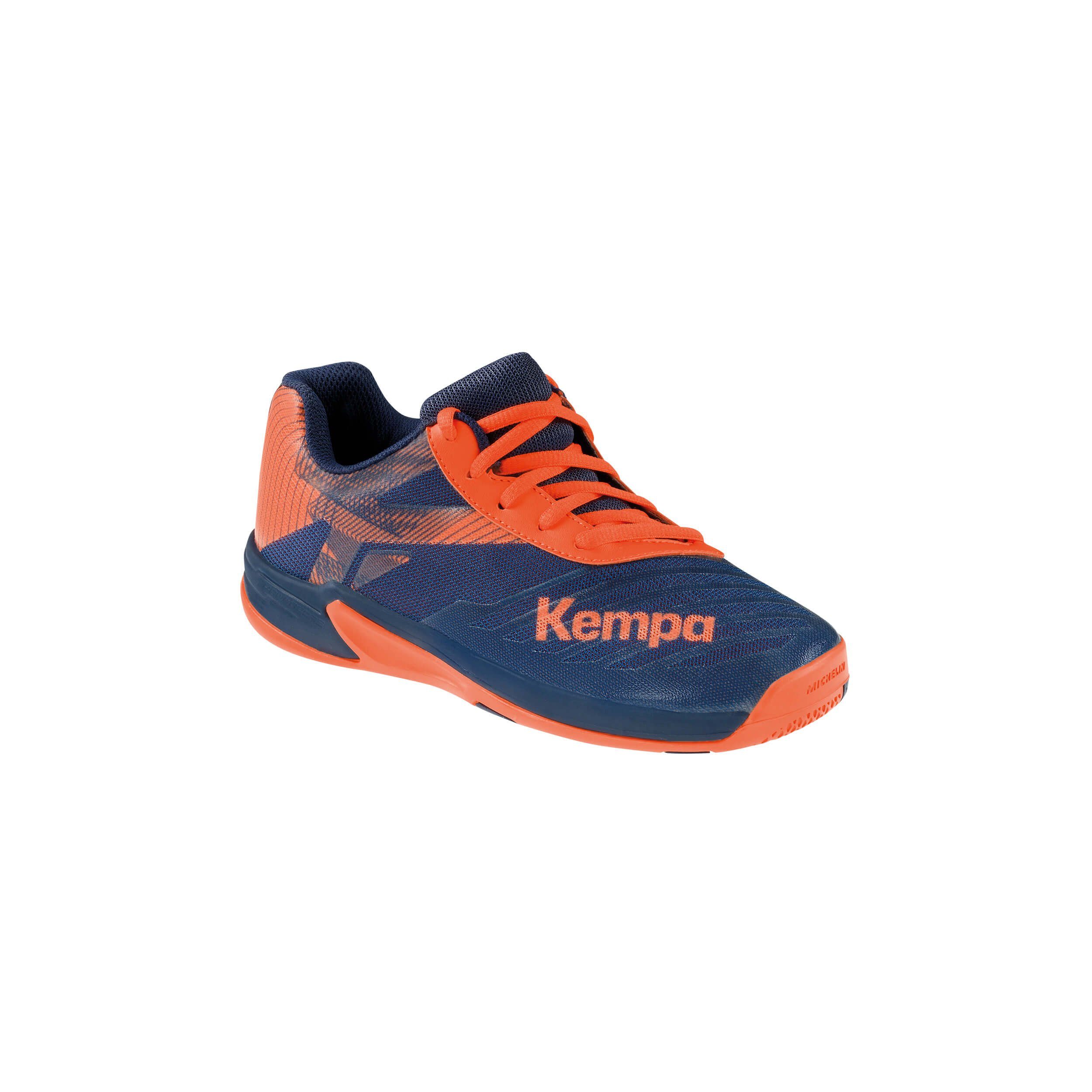 Hallenschuh Hallen-Sport-Schuhe blau Kempa Kempa weiß/fair