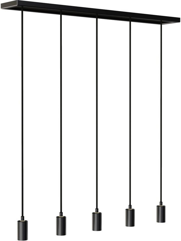 SEGULA Pendelleuchte MADOX 5X ˝Wave˝ für 5 Lampen E27, ohne Leuchtmittel