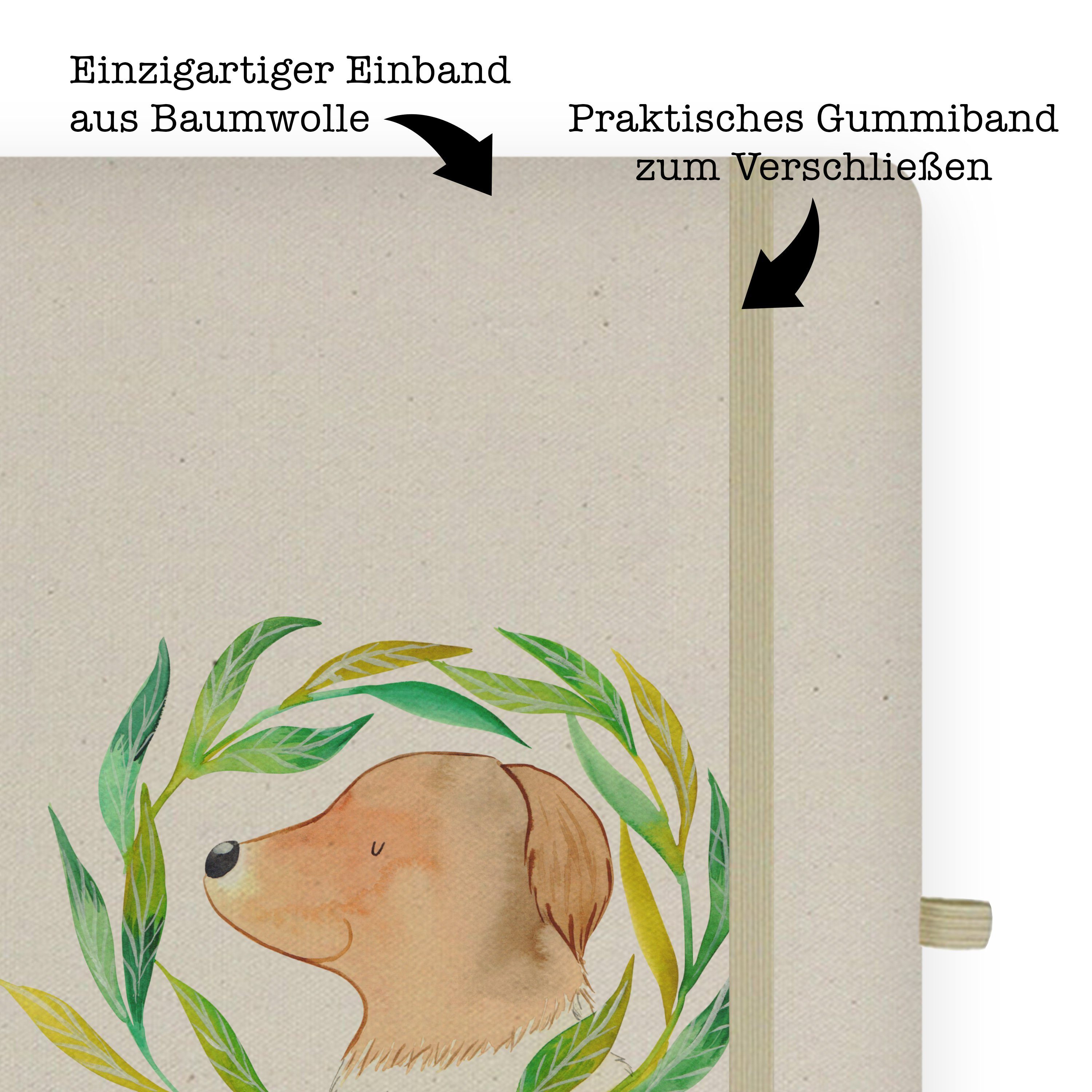 Schreibbuch Mrs. Journal, Mr. - Ranke - Notizbuch Panda & Geschenk, Mrs. & Panda Hundeliebe, Mr. Transparent Hund