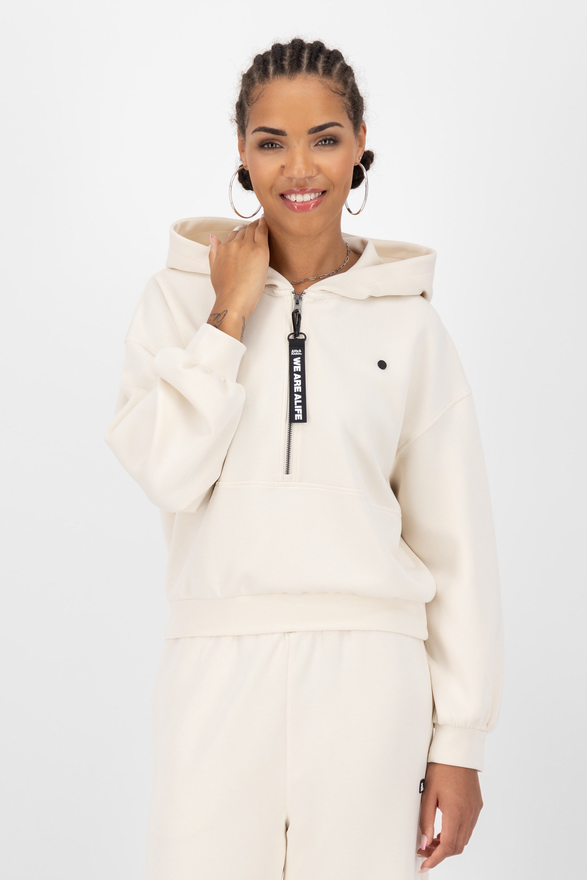Alife & Kickin Kapuzensweatshirt "Damen FlaviaAK N", Supersofter Hoodie Kap günstig online kaufen