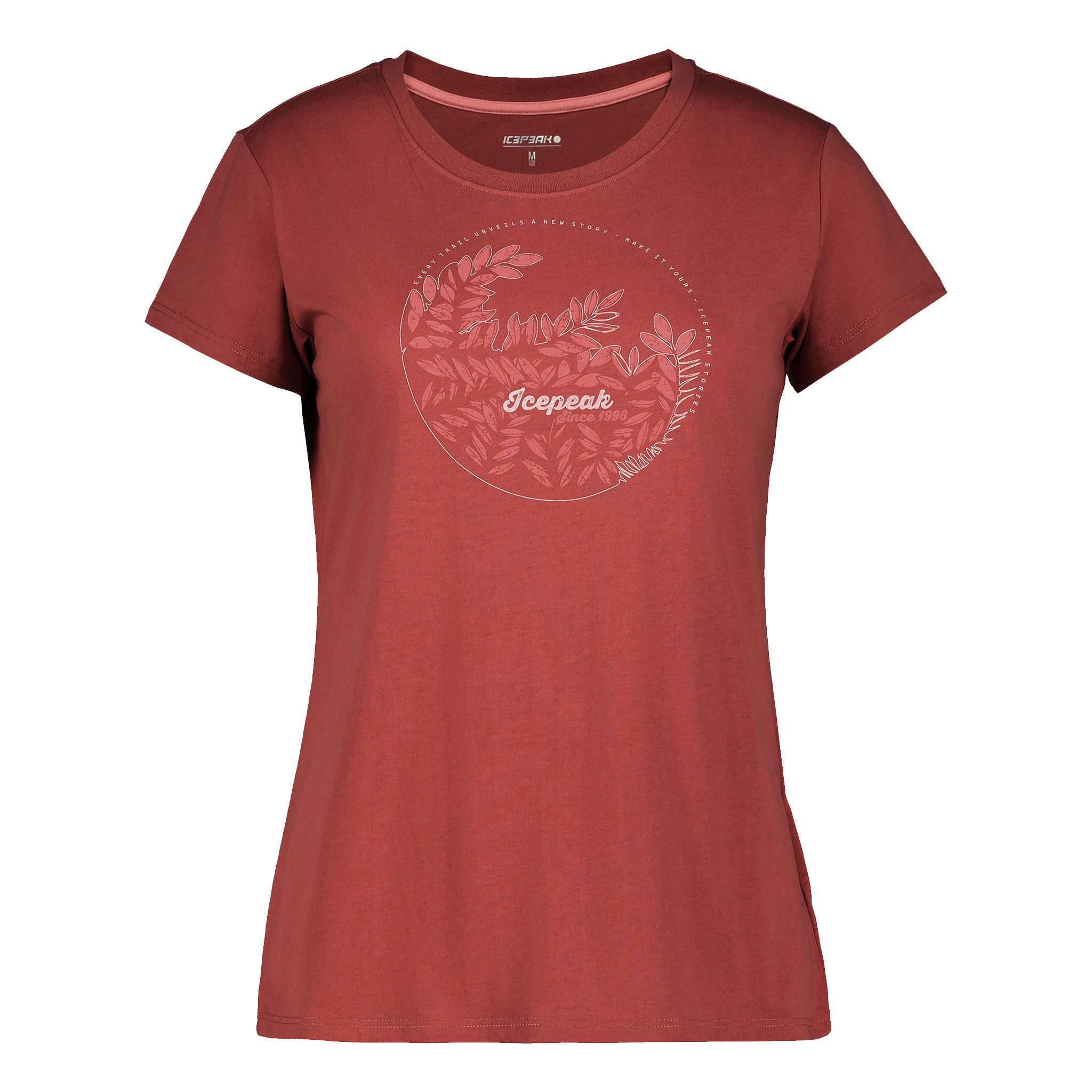 Icepeak Kurzarmshirt Belcher mit Print auf der Vorderseite