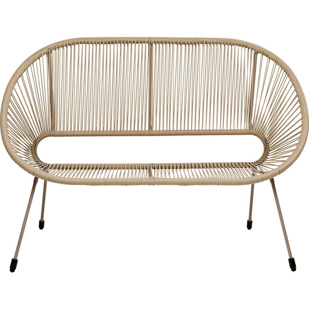 Kare Design Gartenlounge-Bank Acapulco Mono, 2-Sitzer
