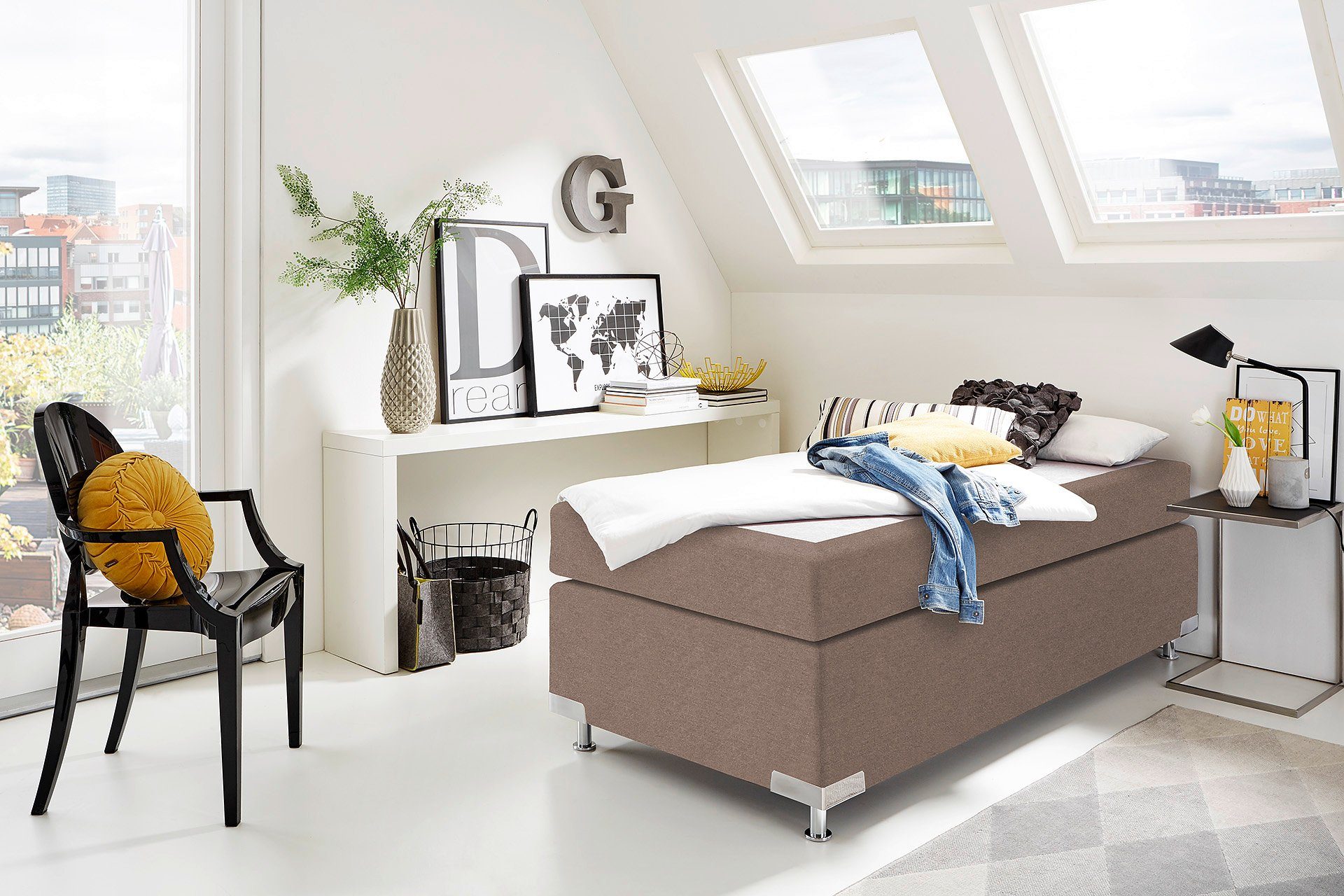 Westfalia Schlafkomfort Boxspringbett Holland, ohne Kopfteil, günstig online kaufen