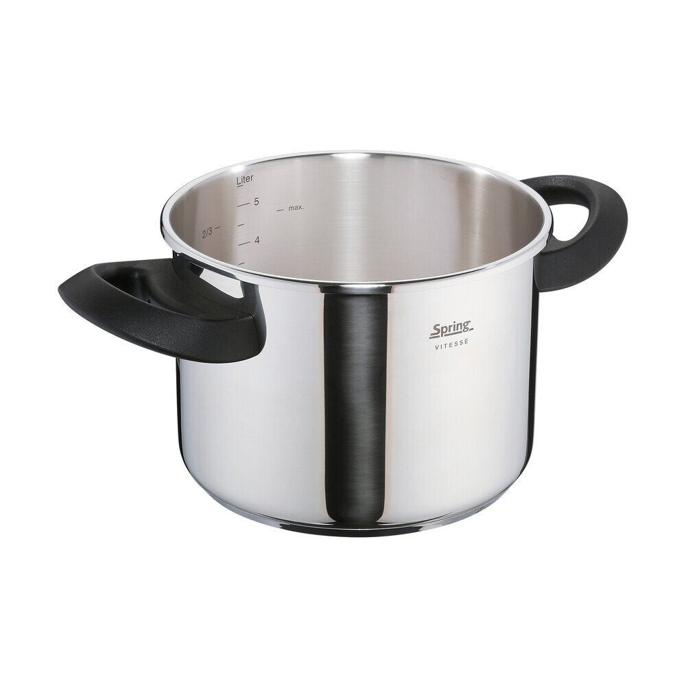 Spring Bräter Schnellkochtopf 6,0 l Vitesse edelstahl, Edelstahl
