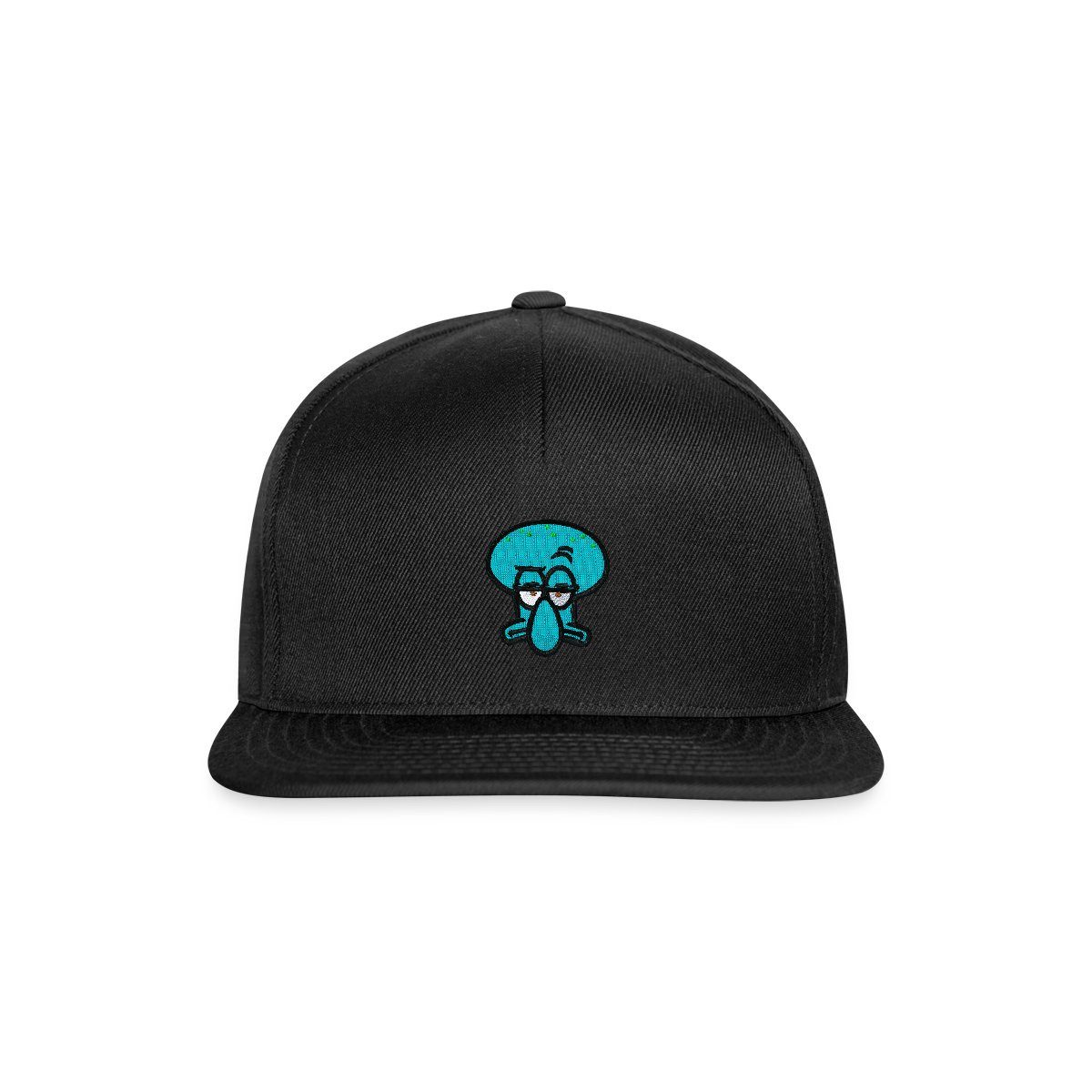 Spreadshirt Snapback Cap SpongeBob Schwammkopf Taddäus Stick-Motiv Snapback Cap (1-St)