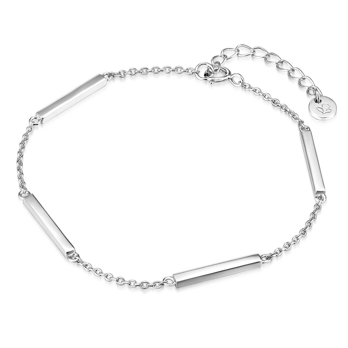 Glanzstücke München Gliederarmband A1334 (1-tlg), aus Sterling Silber