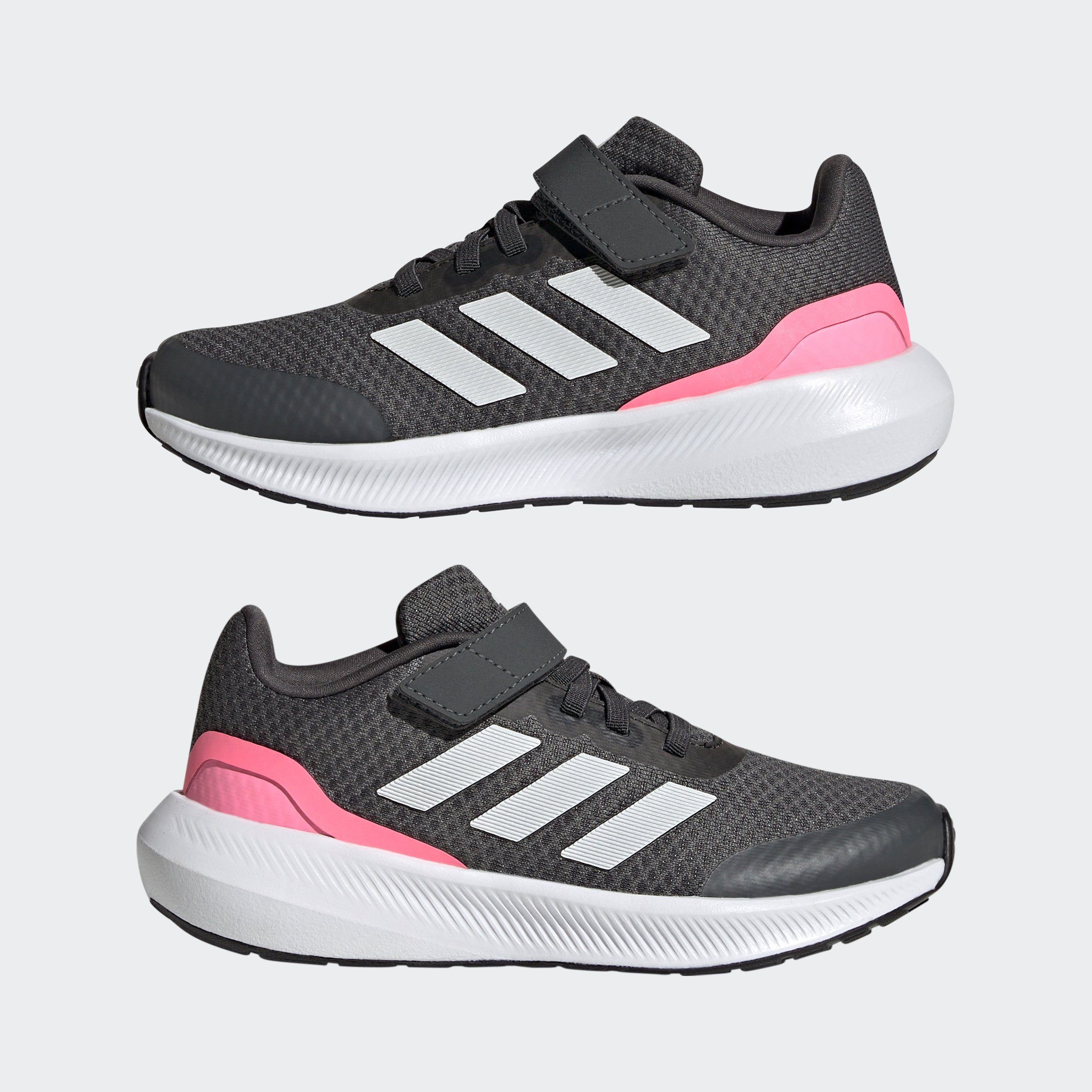 LACE RUNFALCON Sportswear Sneaker grau adidas TOP ELASTIC STRAP 3.0