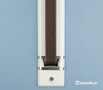 BAUHELD 50m Rollladengurt (14mm 18mm 20mm 23mm, [Made in Germany] Rolladengurt an Fenster & Türen geeignet), Gurtband für Rolladen Gurtwickler, Abdeckplatte, Abdeckung