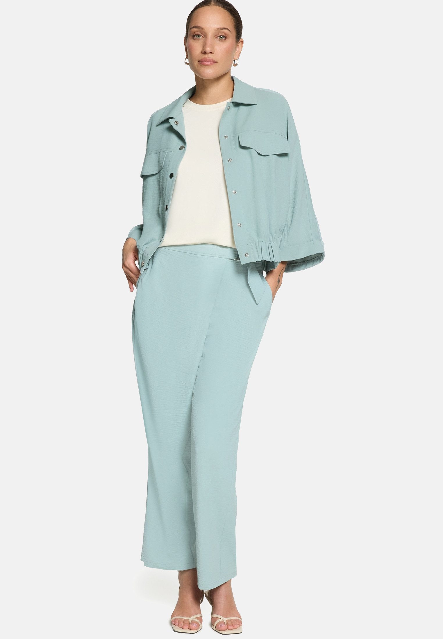 Zero Regular-fit-Jeans Damen mit Gürtel