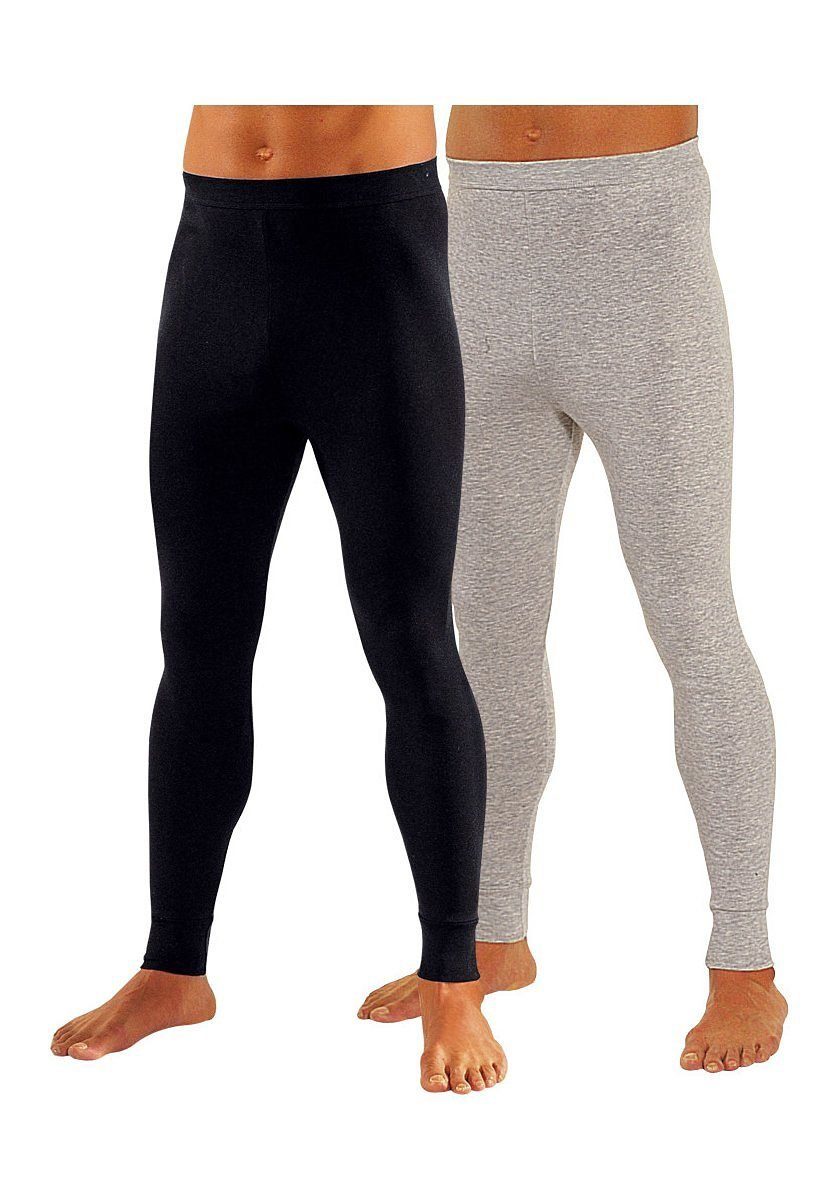 Clipper Lange Unterhose (Packung, 2-St) aus weichem Single Jersey