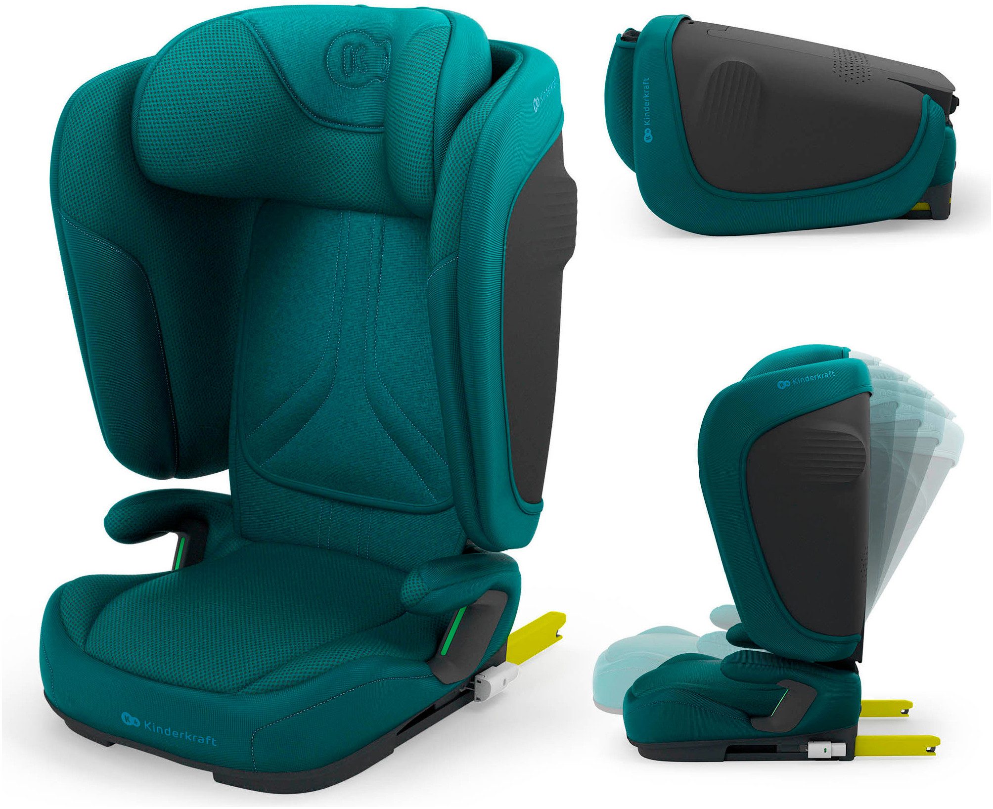 Kinderkraft Autokindersitz UNITY 2 I-Size, ab: 3 Jahren, bis: 12 Jahren, ab: 100 cm, bis: 150 cm