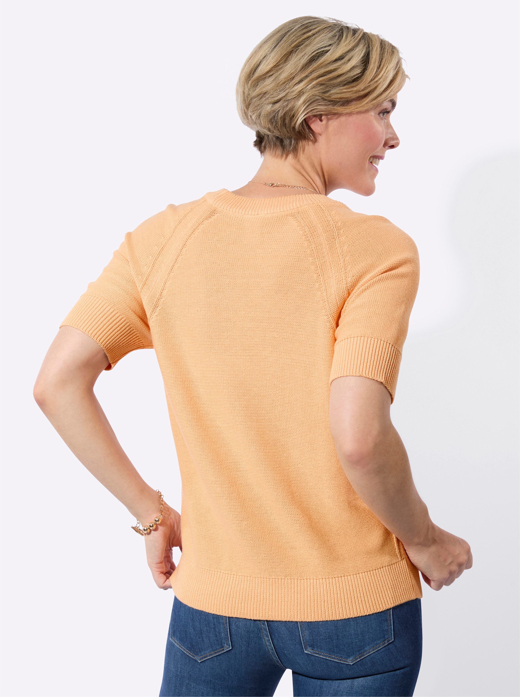 Witt Strickpullover Kurzarm-Pullover günstig online kaufen