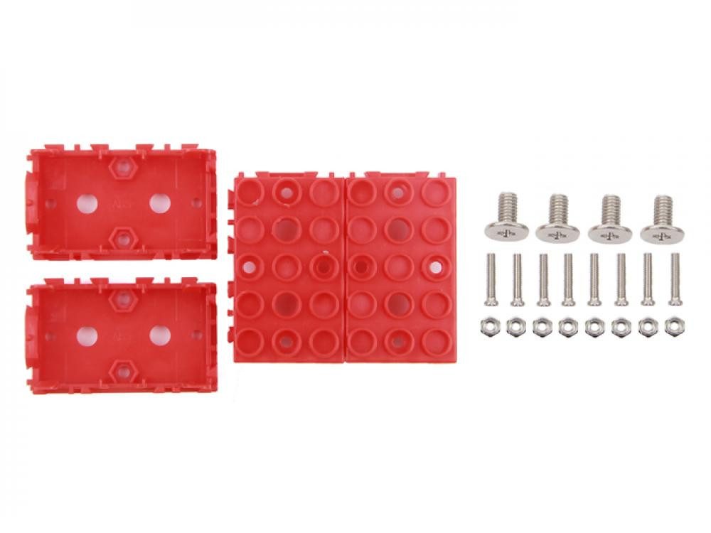 seeed Sensor seeed Grove - Wrapper 1x2, rot, 4er Pack
