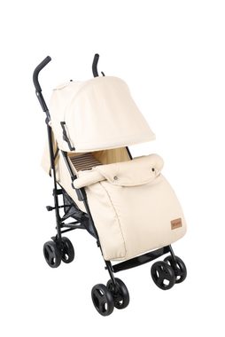 Yalion Kinder-Buggy Kinderwagen Buggy Reisebuggy Klein Zusammenklappbar bis 15kg, Beige