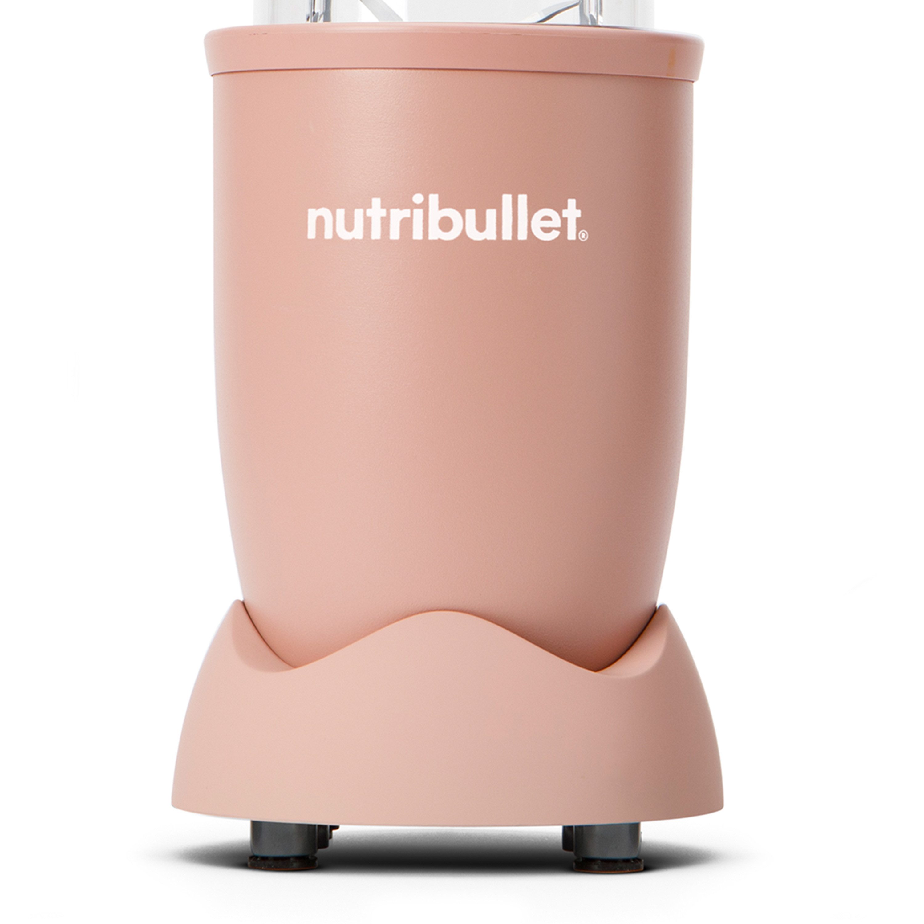 nutribullet Standmixer Pro NB907MACL - kompakter Mixer, 900 W, 2 Mixbecher (700+925ml), Rosa, 900 W, Drücken, drehen, mixen; starker Motor;Becher+Zubehör spülmaschinenfest
