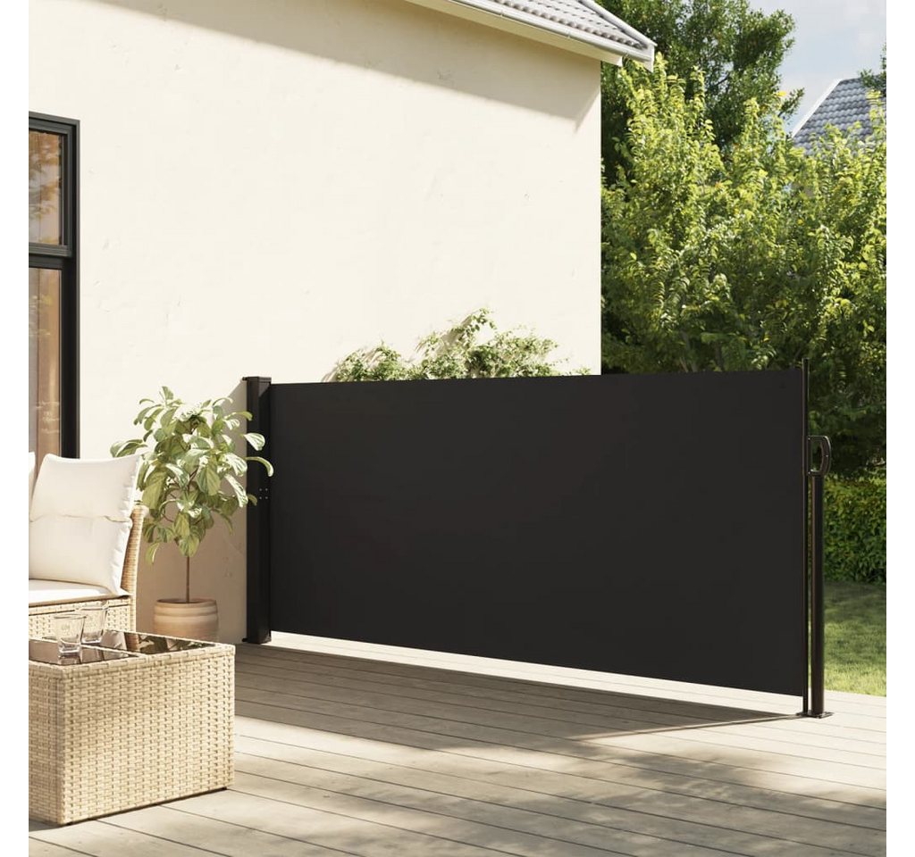 Thumbnail - vidaXL Seitenmarkise Sichtschutz Windschutz Ausziehbar Schwarz 140x500 cm