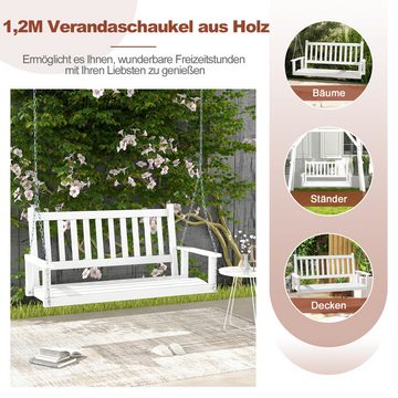 KOMFOTTEU Hollywoodschaukel, Hängebank Gartenschaukel, bis 227kg/360kg belastbar