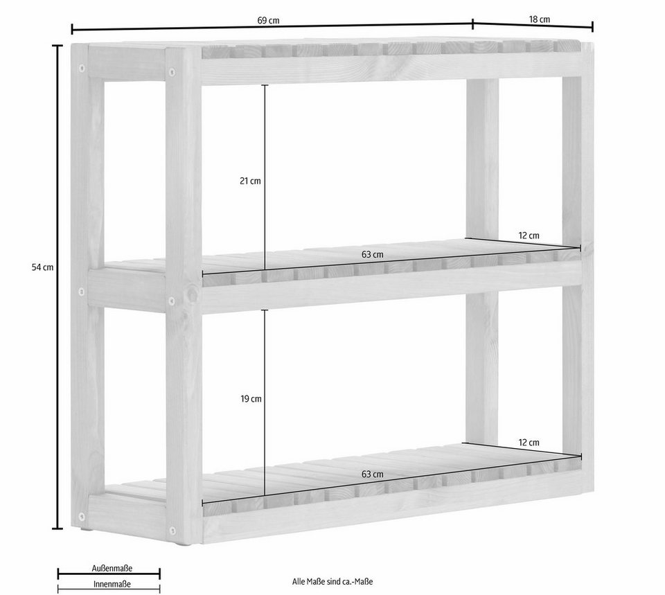 Home affaire Wandregal Stina, Höhe 54 cm