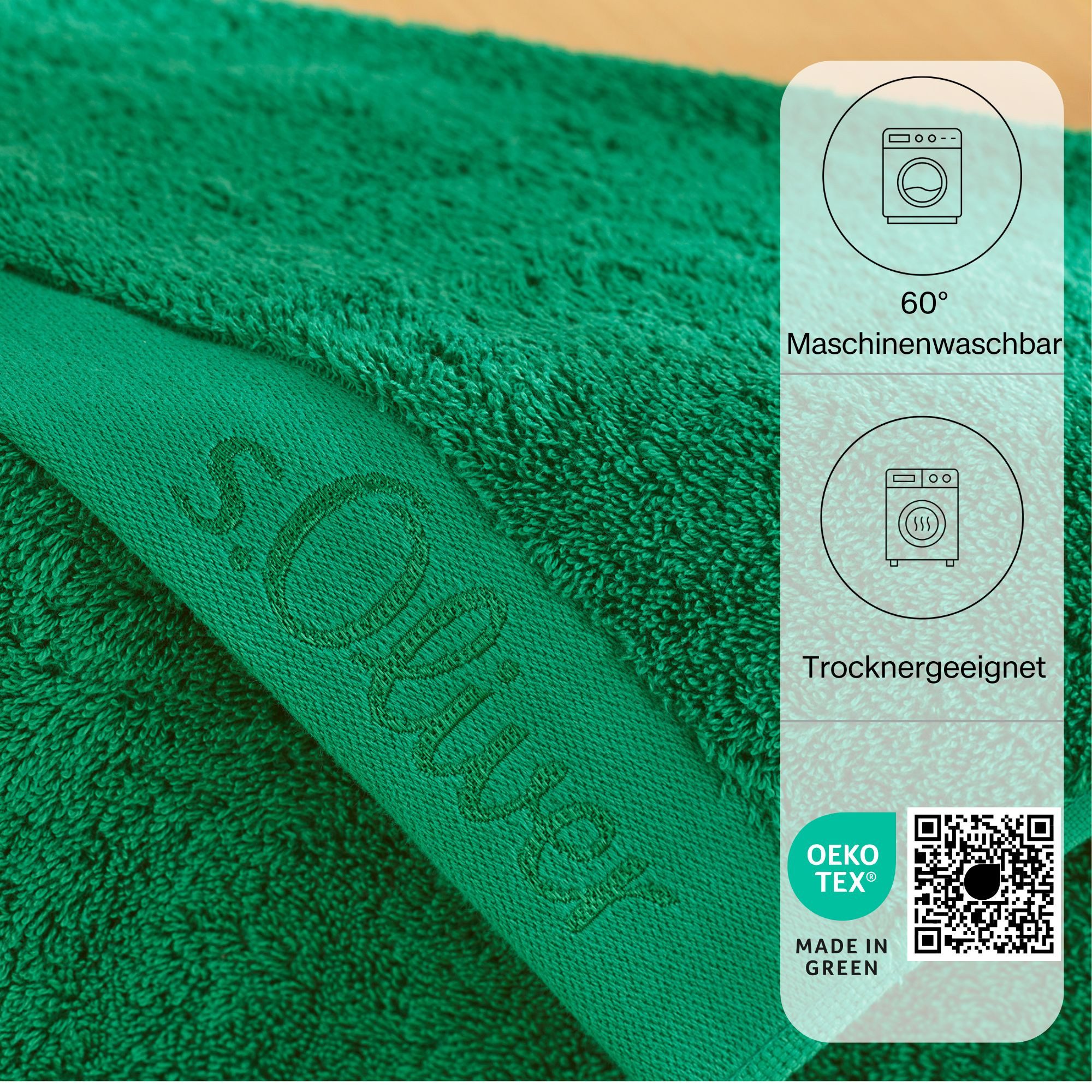 s.Oliver Gästehandtuch s.Oliver, Premium Qualität, 600 gr/m², auch als Sets erhältlich, Walkfrottier (1-St), große Farbauswahl, auch als Duschtuch, Waschhandschuh, Handtuch