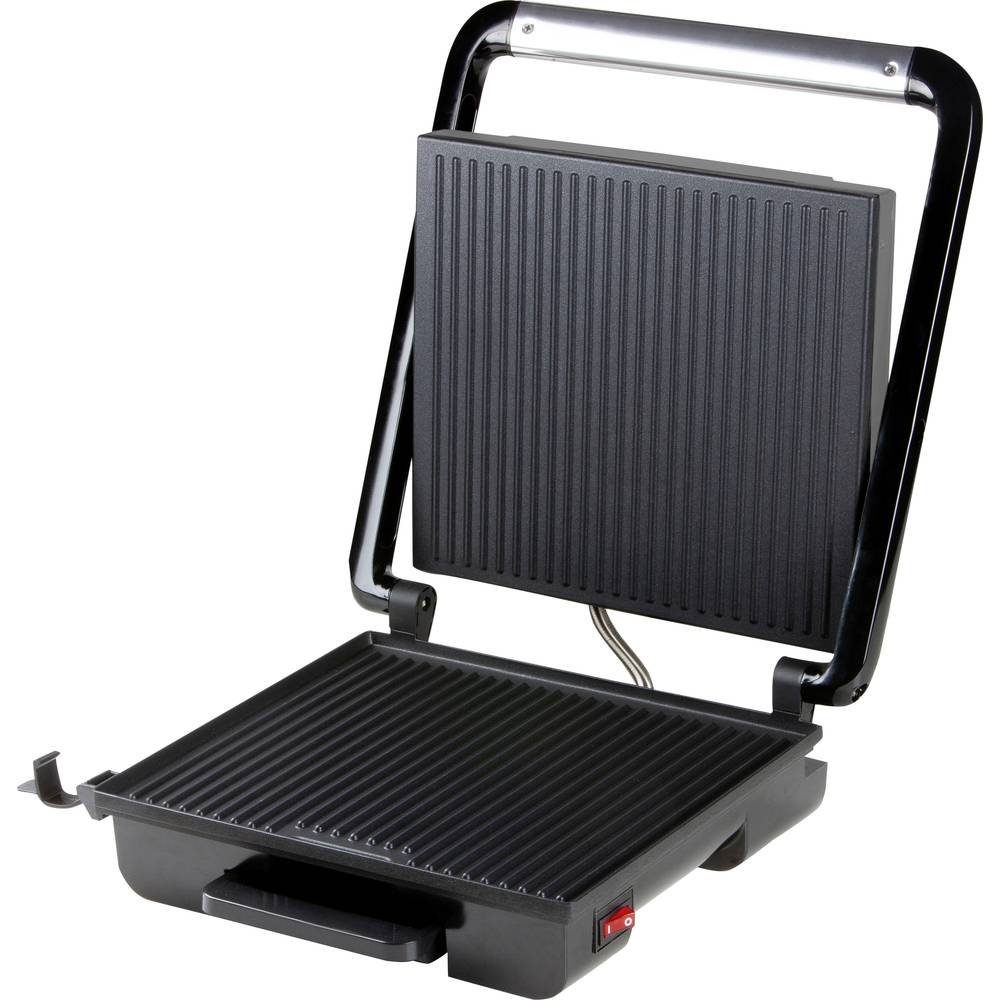 Domo Fleischhammer Multigrill DO9245G, Kontrollleuchte, klappbar, Antihaftbeschichtung